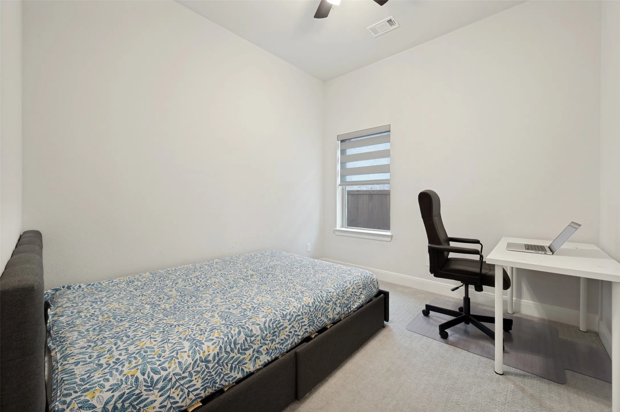 Neutral-toned wall paint throughout