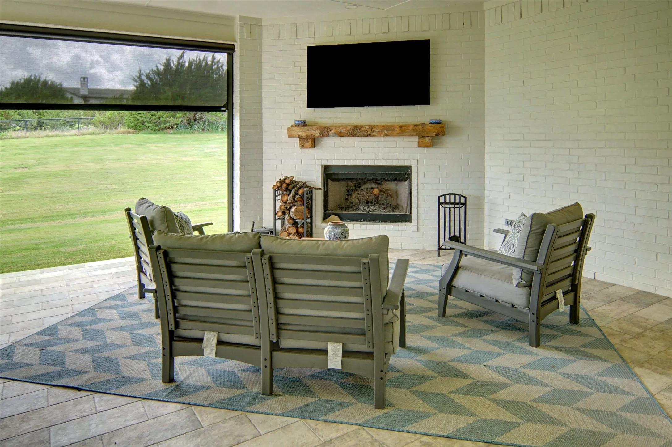 Outdoor Fireplace