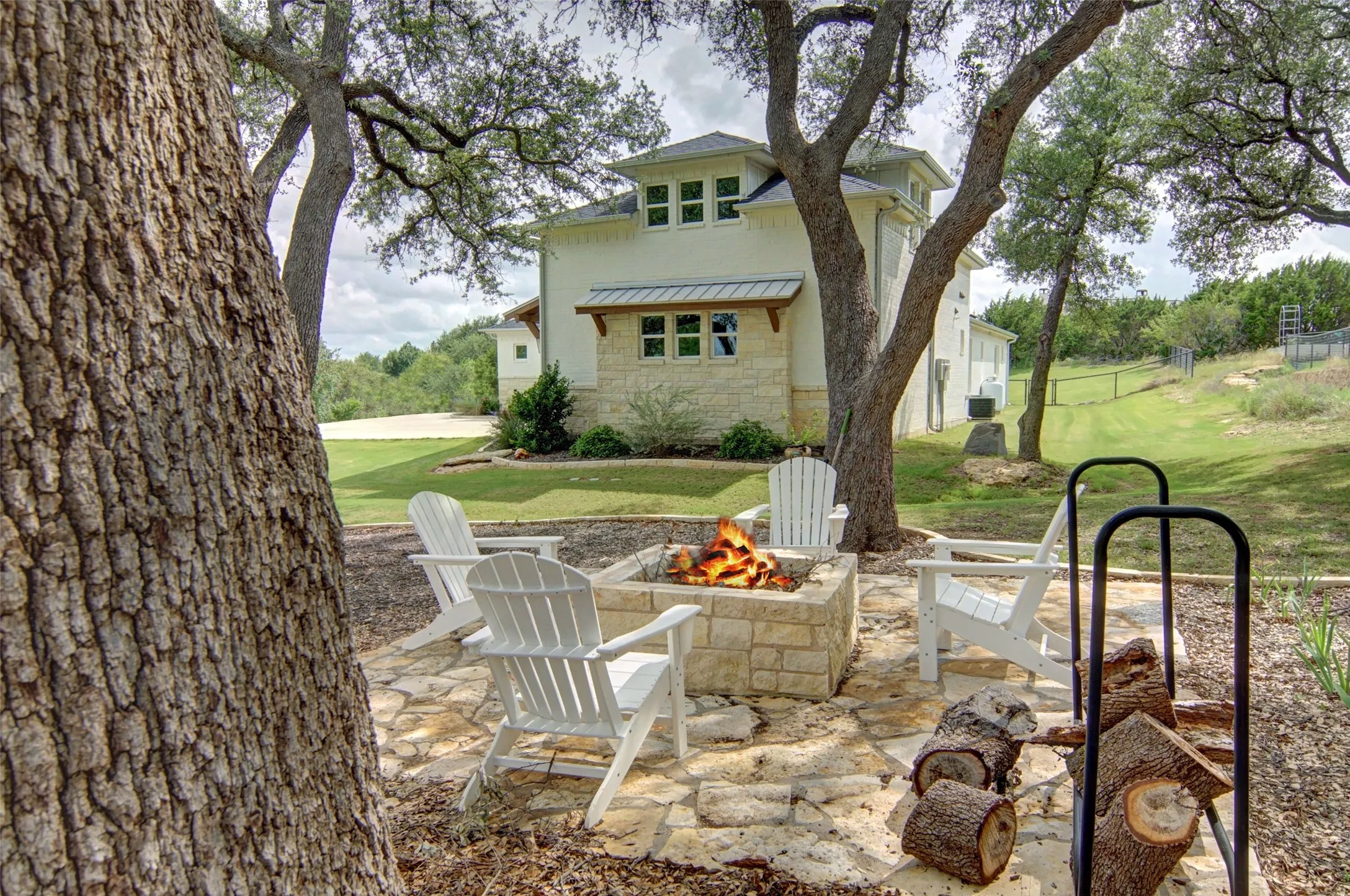 Fire Pit and Seating Area