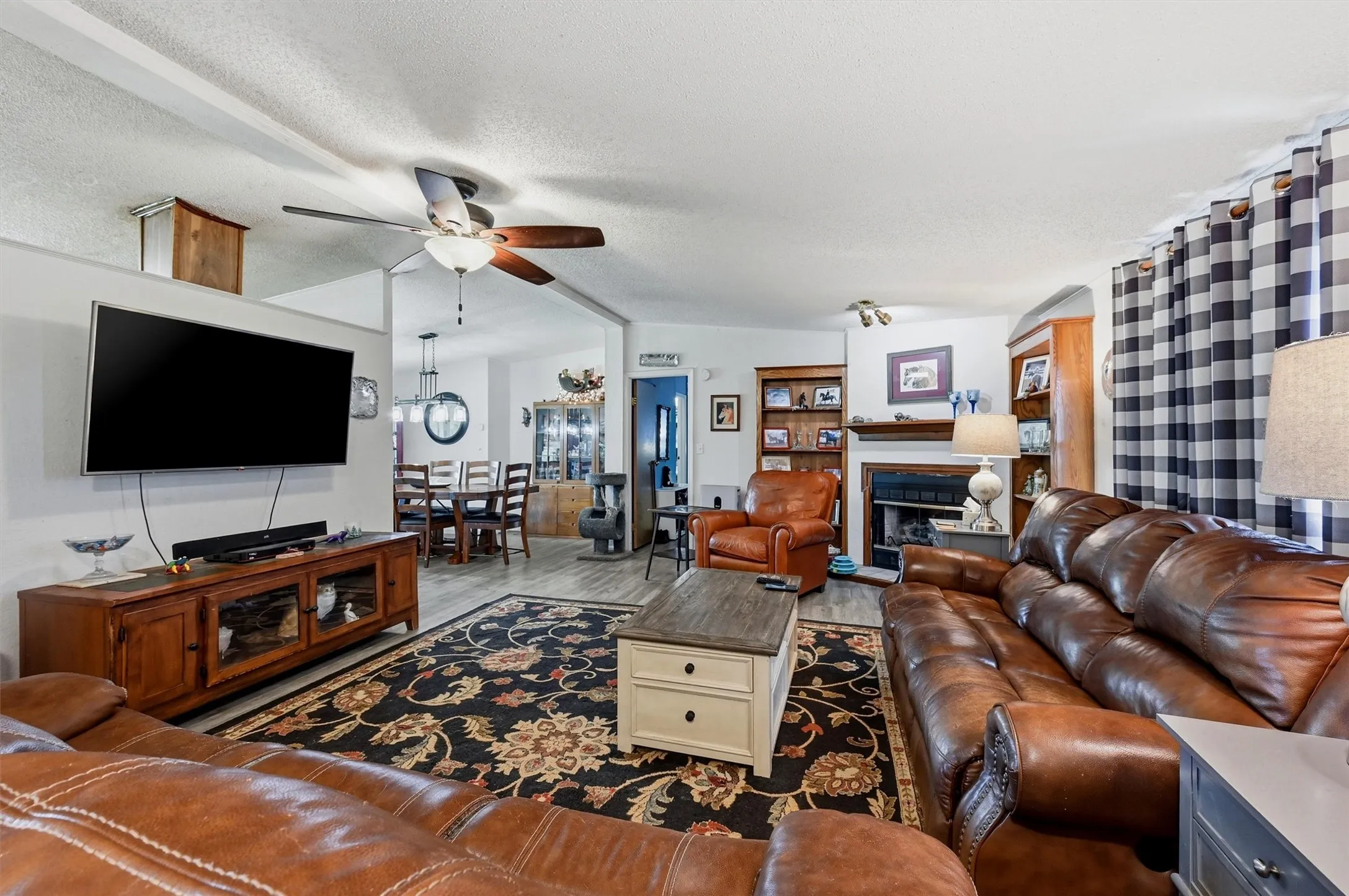 Open-concept living area