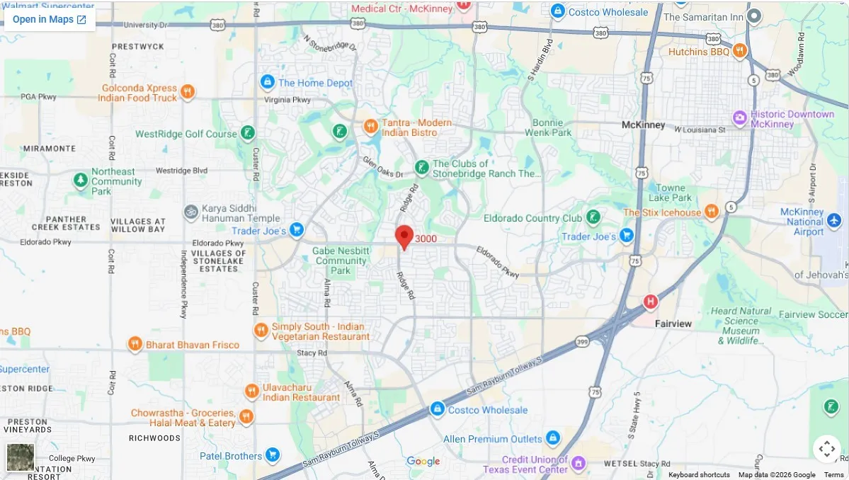 Location Map. Indicating the geographic placement of the property within its broader area