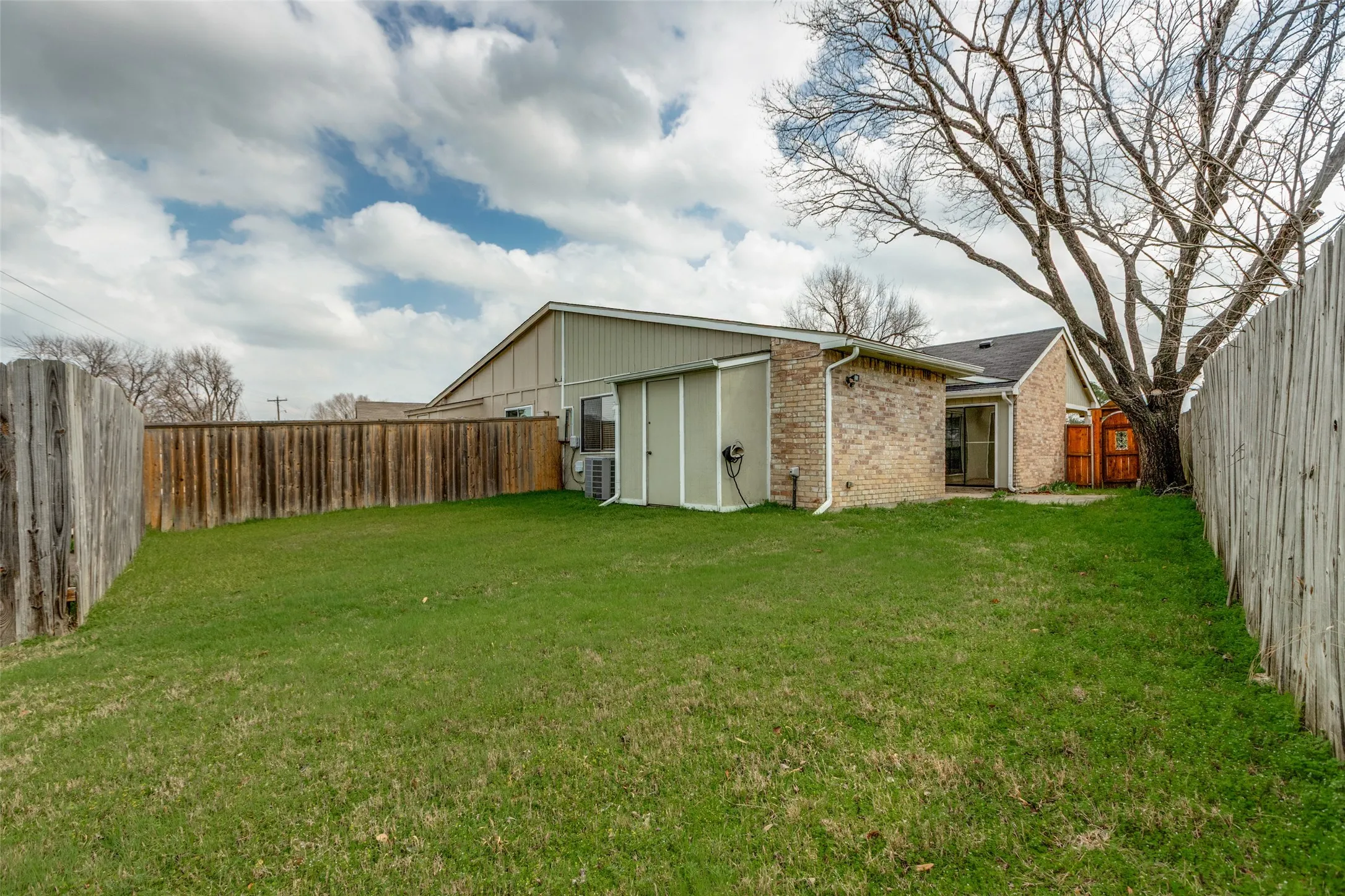 oversized yard for the area - one of the largest