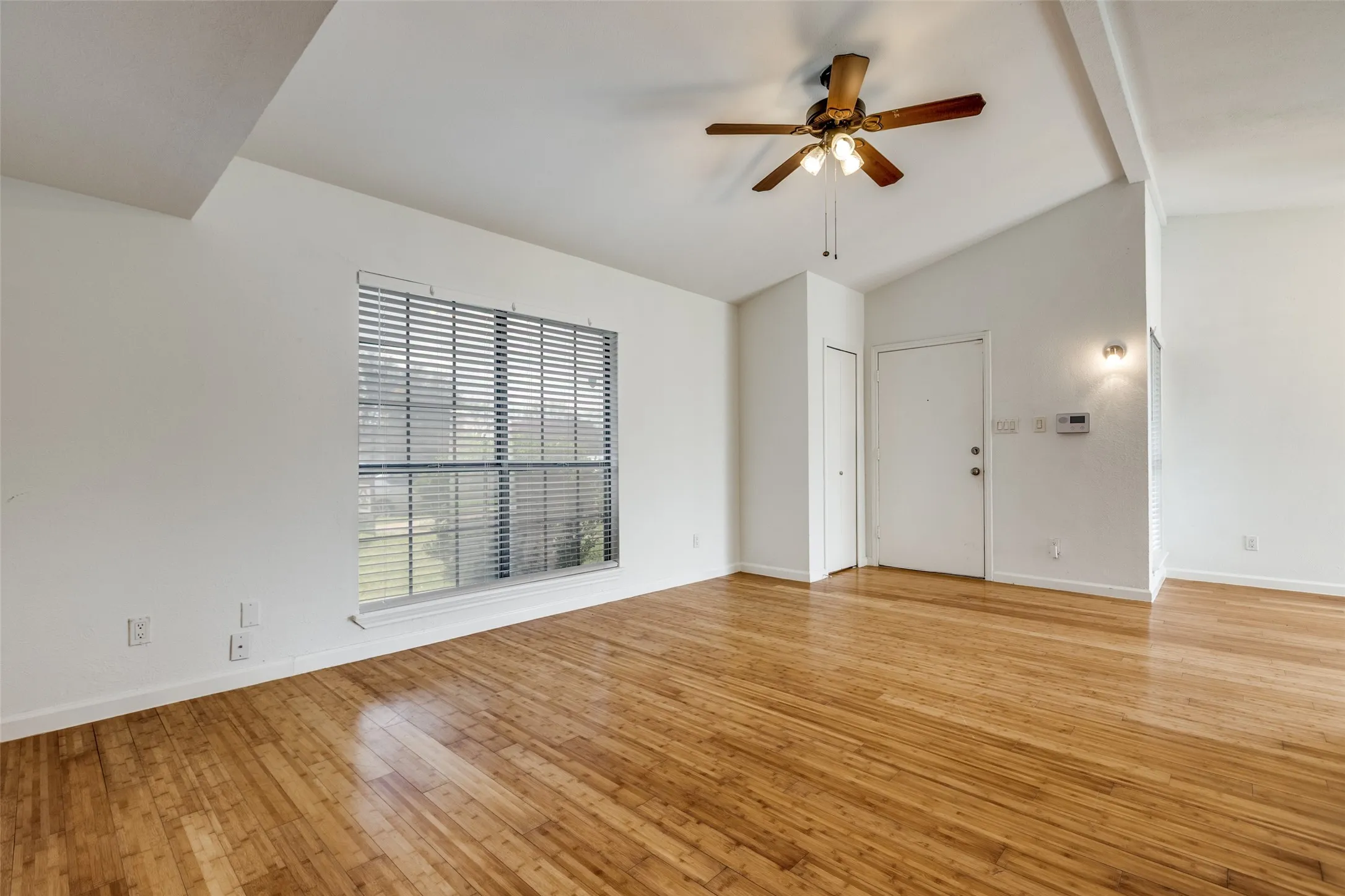 Living Room Entry Bamboo floor
