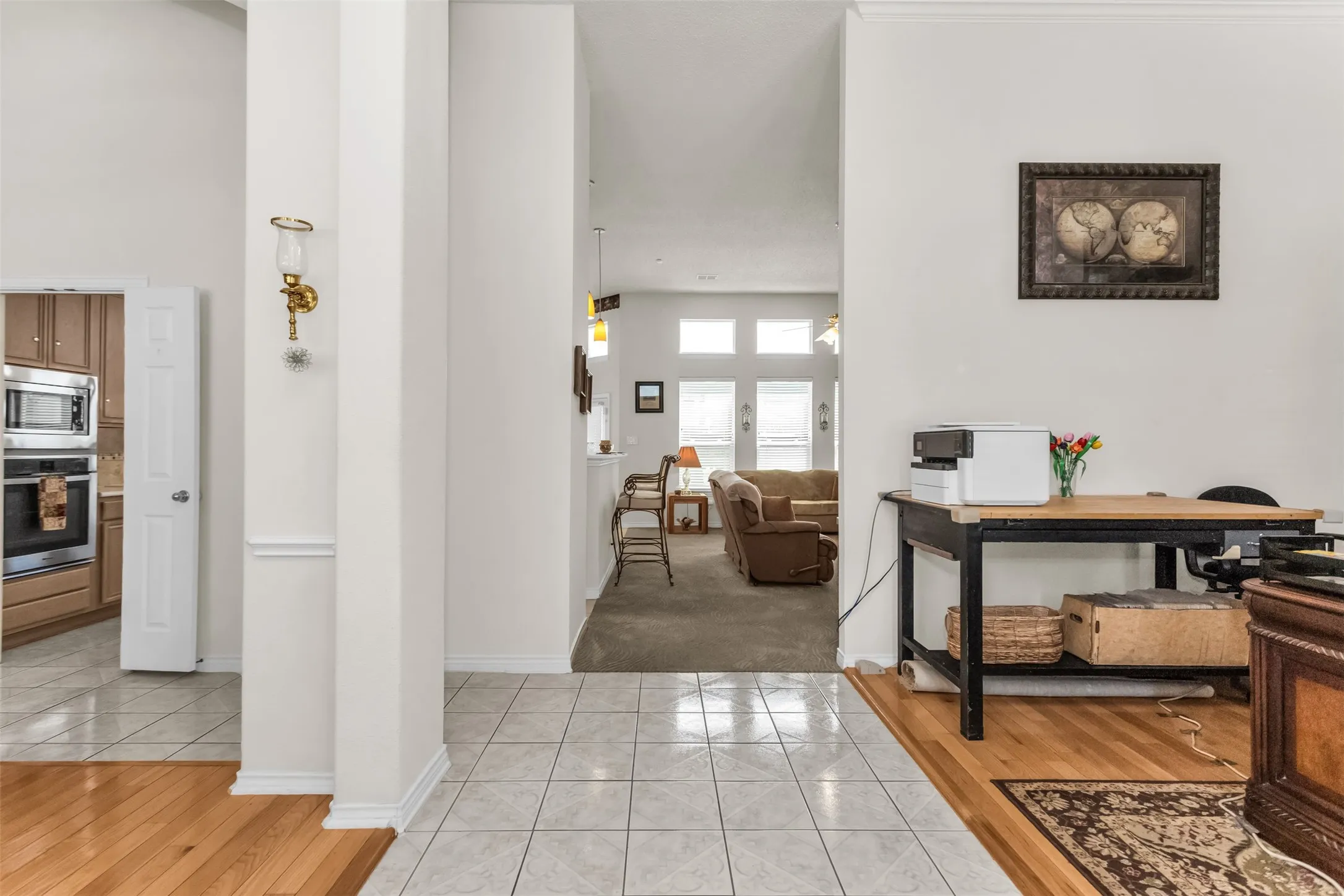 View From Foyer Into Family Room!