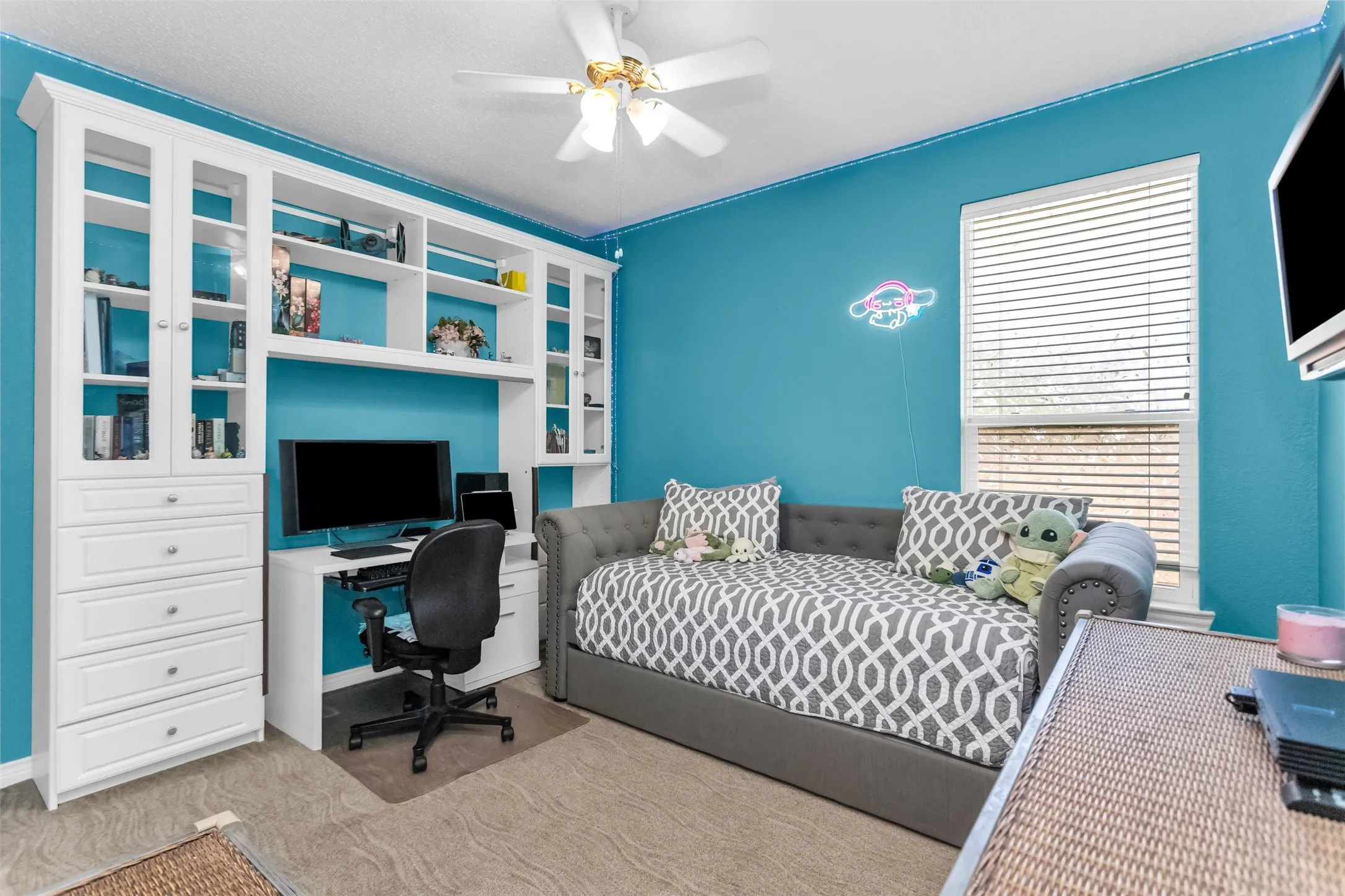 Third Bedroom.  Ceiling Fan.