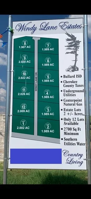 Improved Land For Sale in Cherokee County , Lots 1-12 CR 3605, Bullard, Texas 75757, 0, 0, Garage spaces, 0 Sqft, built in 0, Price $1,856,400, mls#21302215, Real Estate Agent in Bullard, Homes For Sale in Cherokee county, Homes For Sale in Bullard, Realtor in Bullard Texas, Real Estate Brokerage Independent Realty Texas, Luminita Cordes Realtor