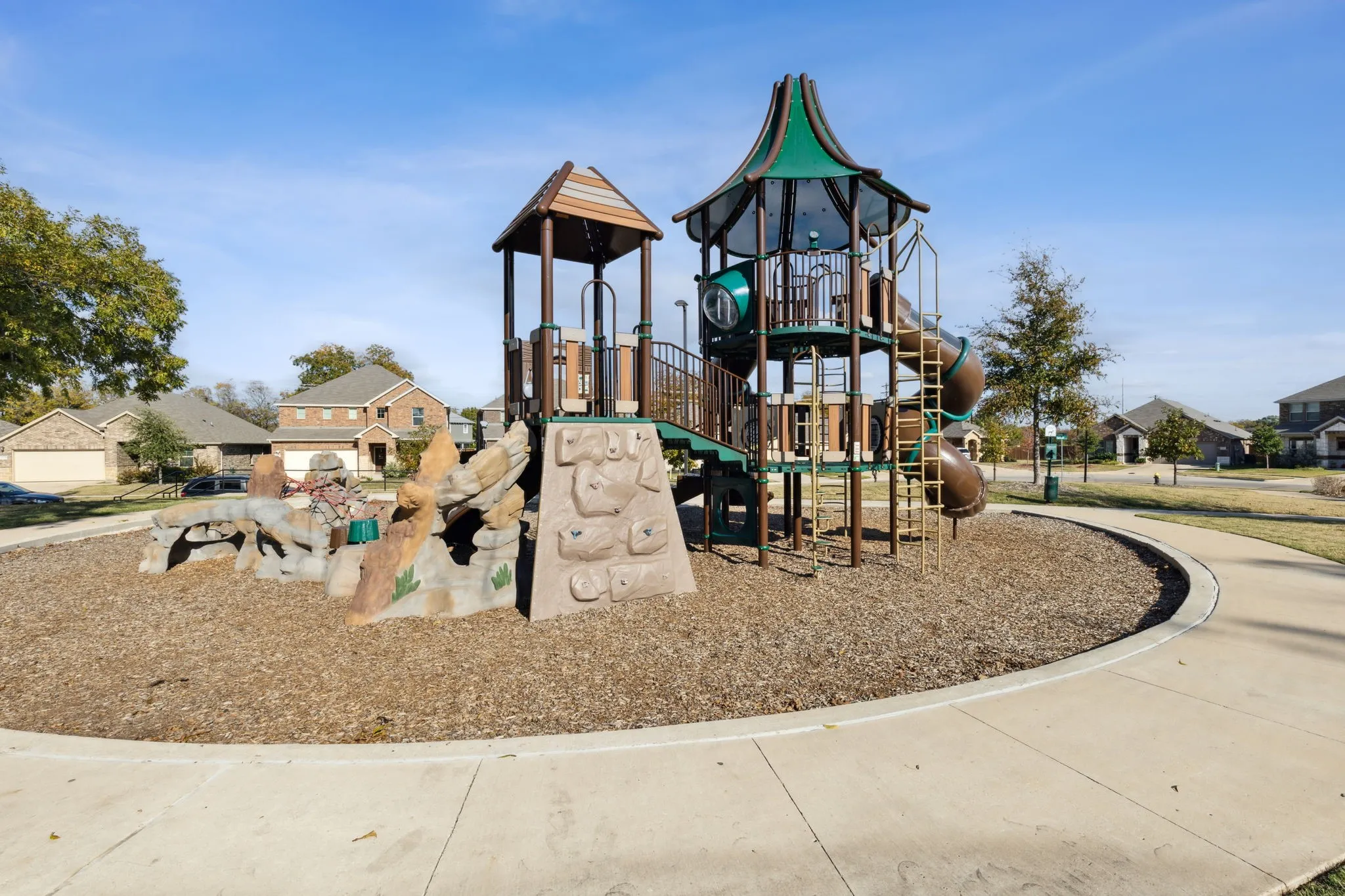 Another view of the neighborhood playground