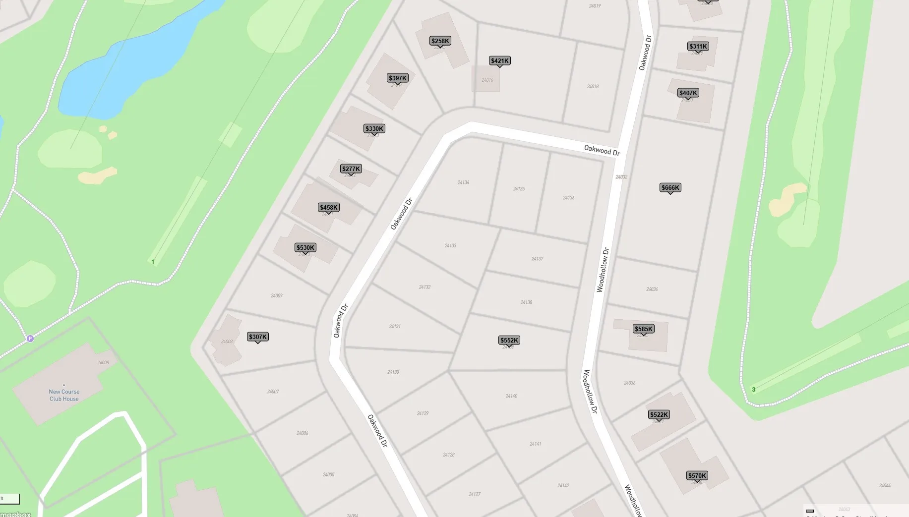 Property Map. Illustrating the spatial layout of parcels and structures within the property