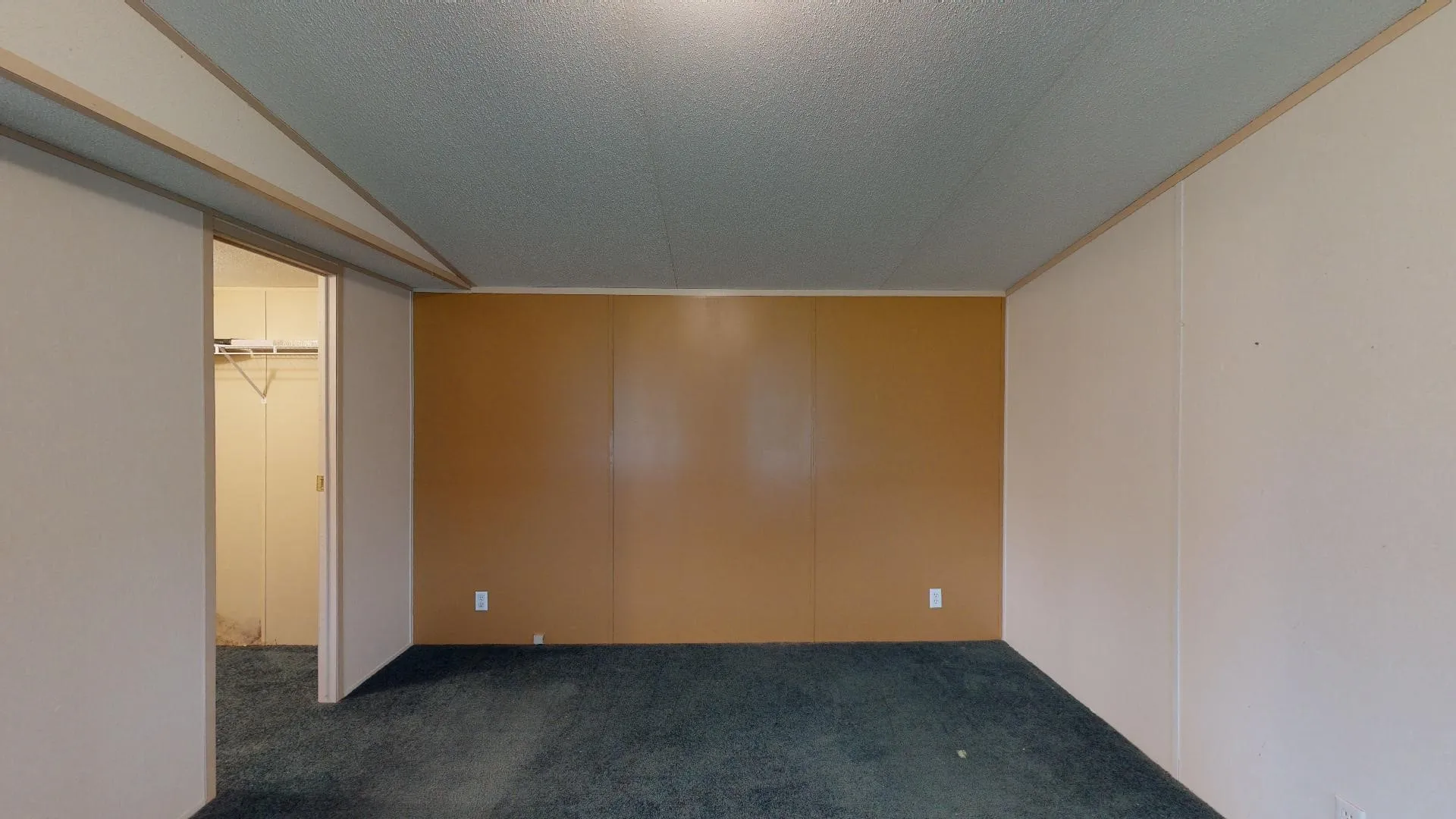 Master bedroom of signle wide
