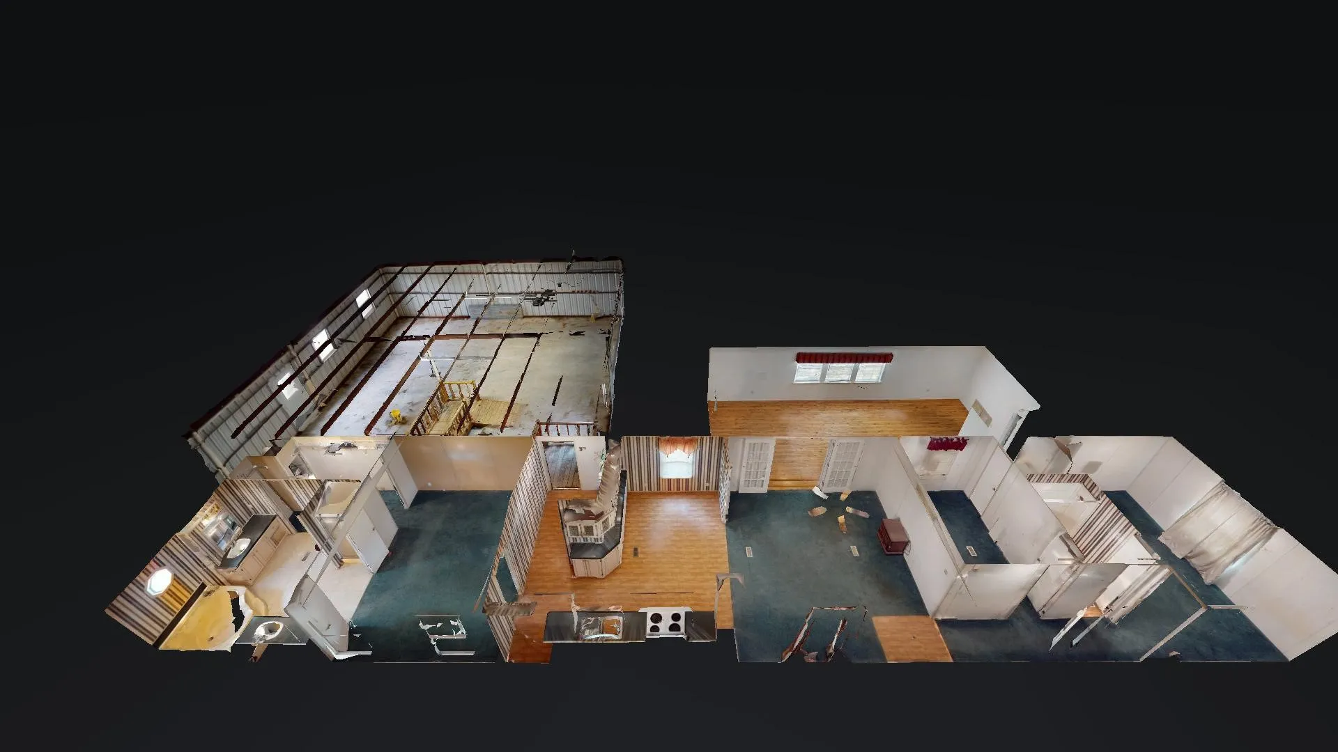 Floor plan of single wide