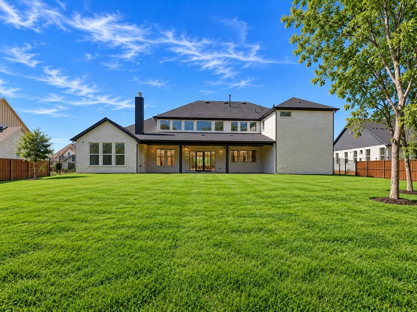 Half acre lot.