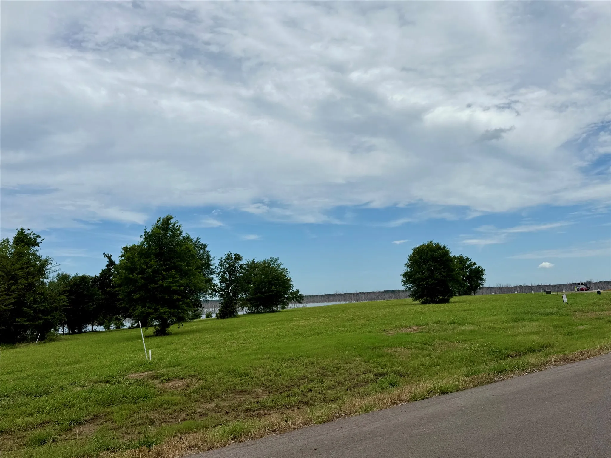 View of lake from property.