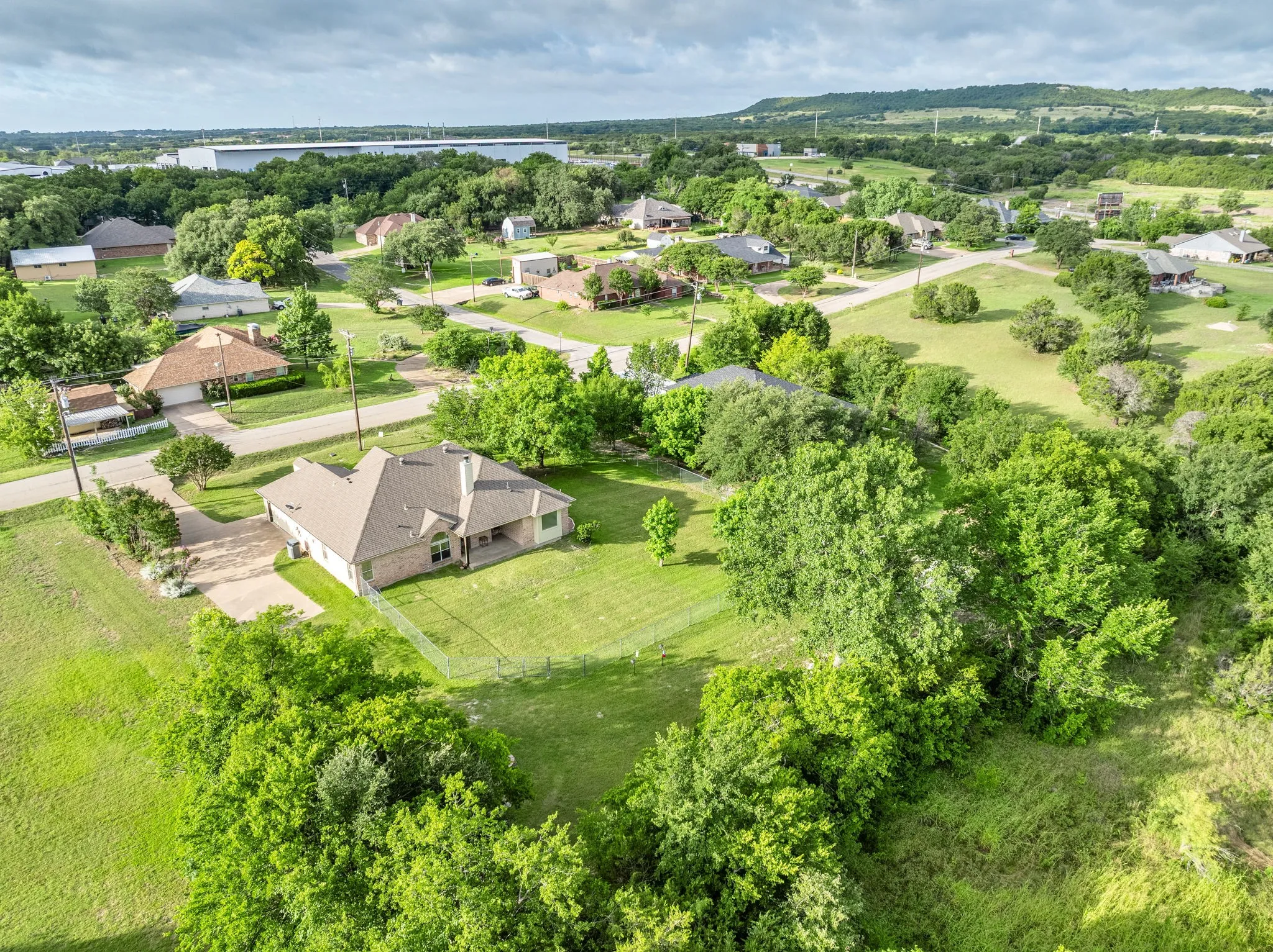 Tons of privacy with lots of mature trees.