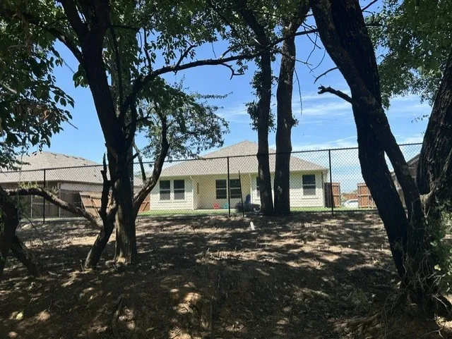 View from the land behind to the back of your home.