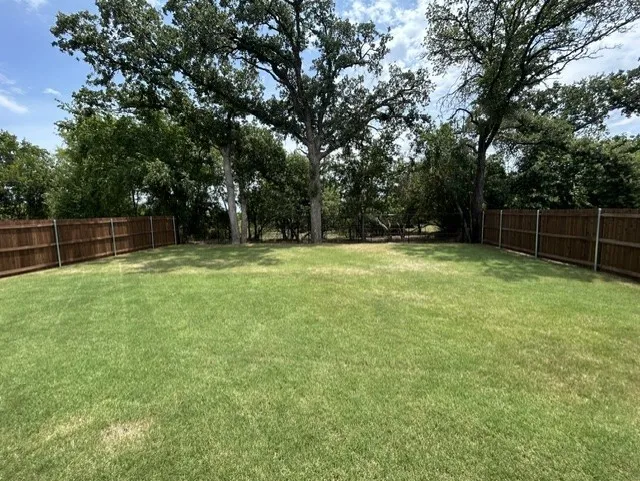 Backyard with serene views!