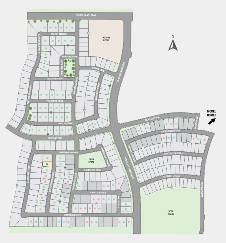 The Ridge at Northlake Sitemap