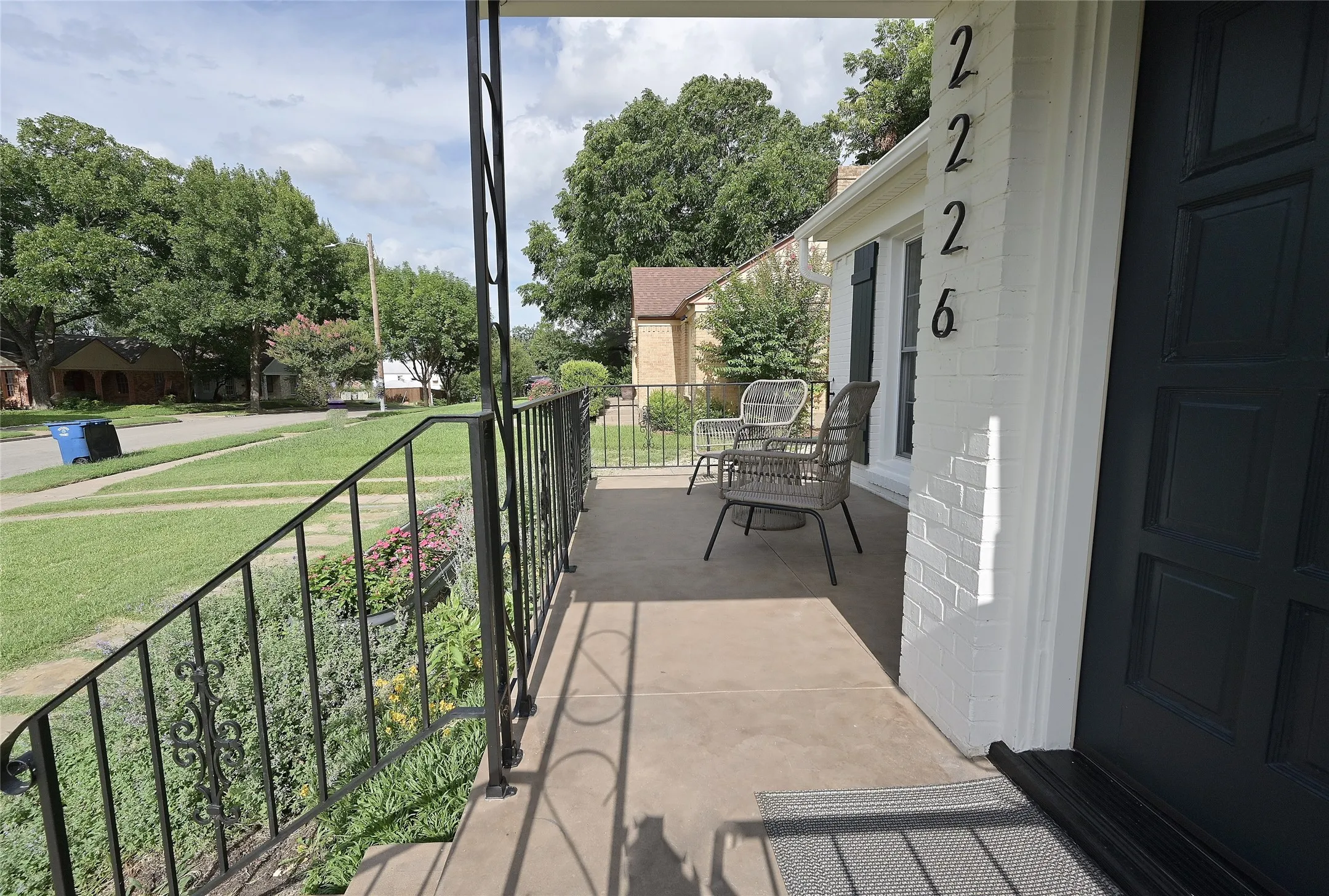 Wrought iron stair rails