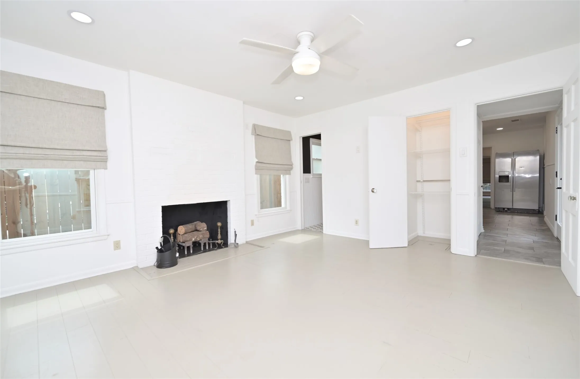 Large main Bedroom with Fireplace