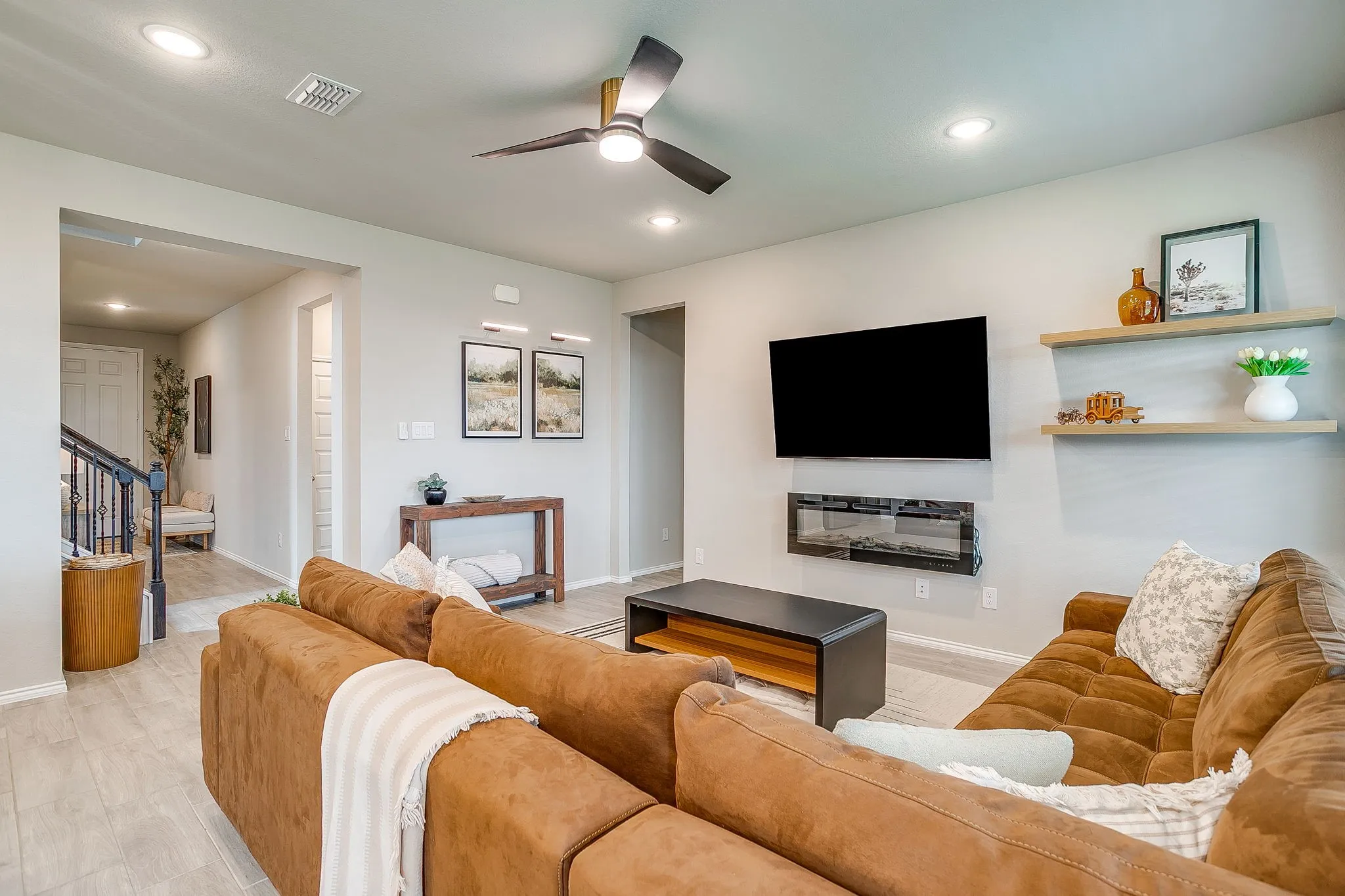 LED recessed lighting.