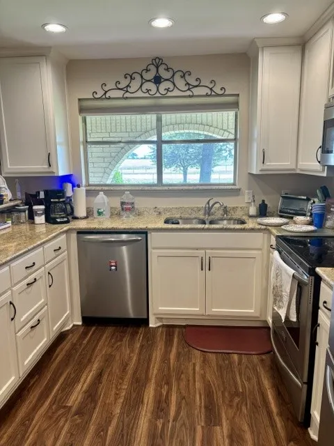 Kitchen with view
