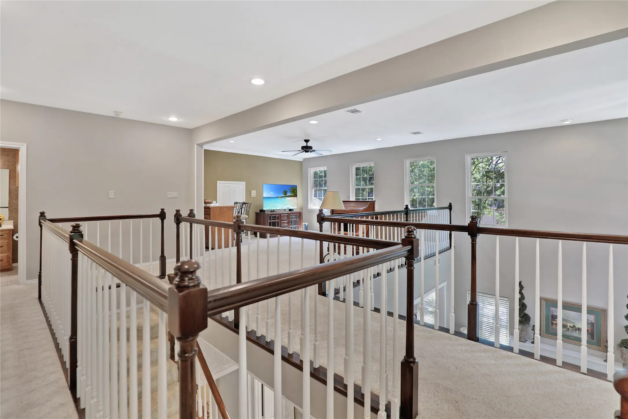 Second floor looking toward family room
