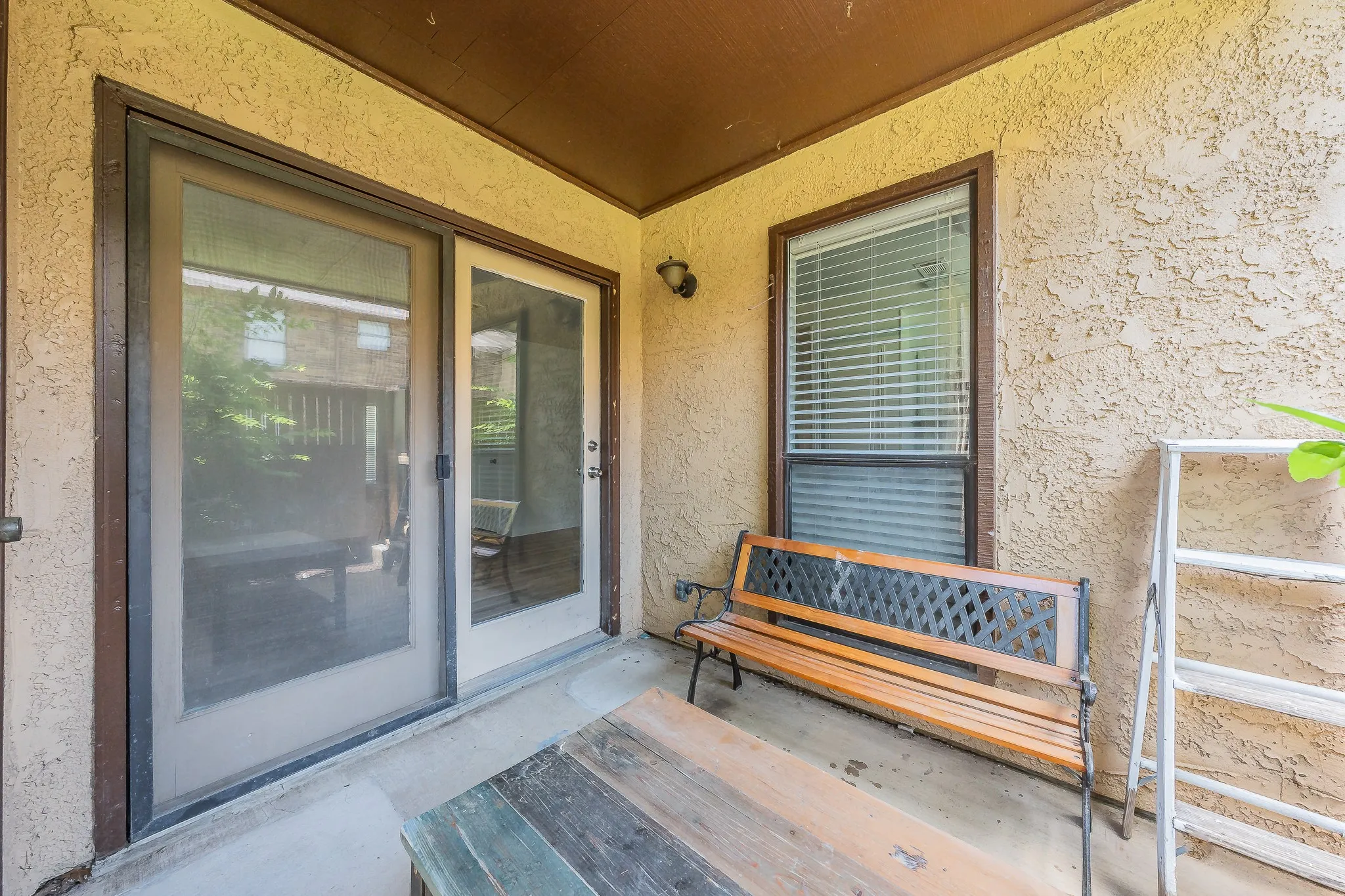 Spacious patio