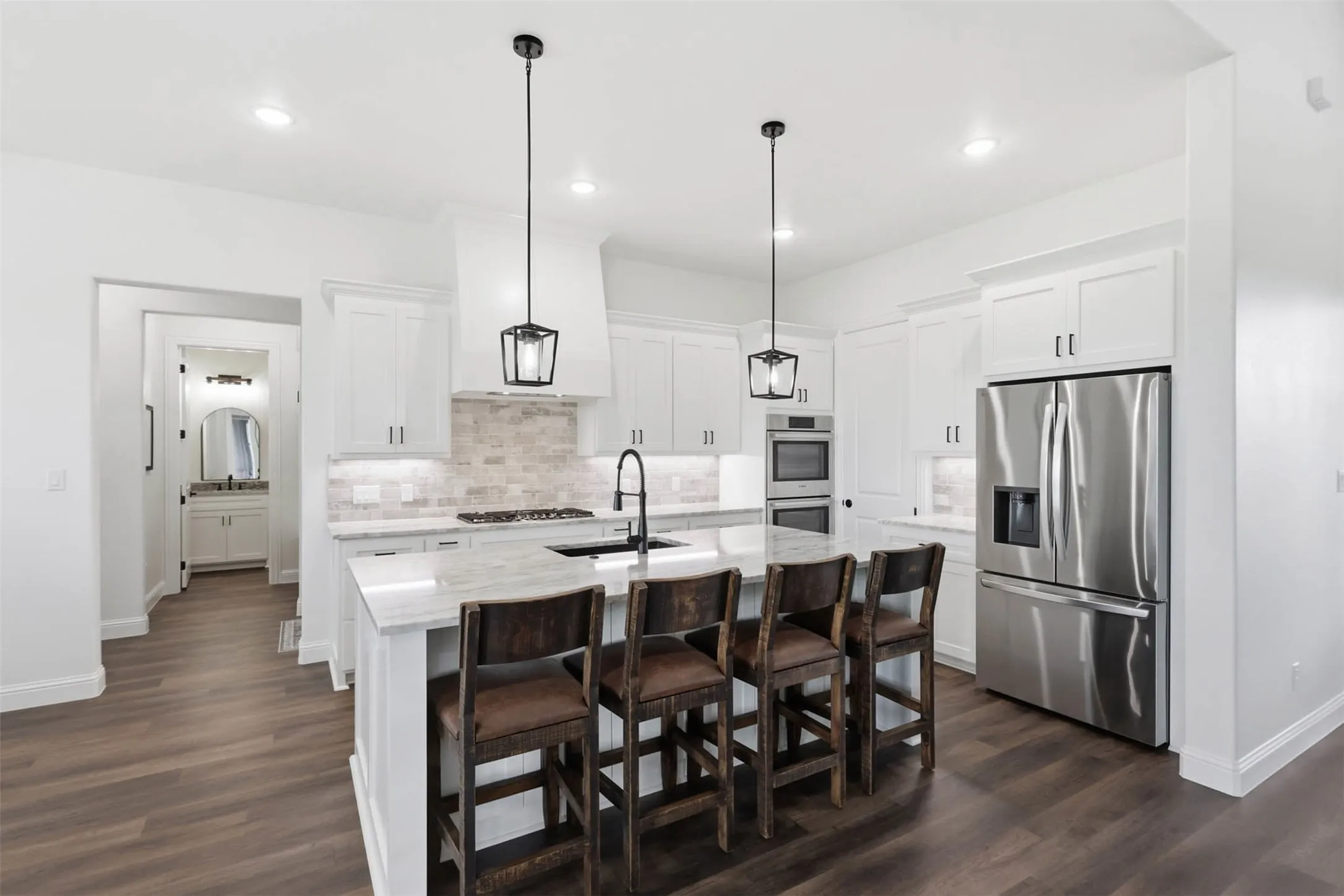 Open concept kitchen