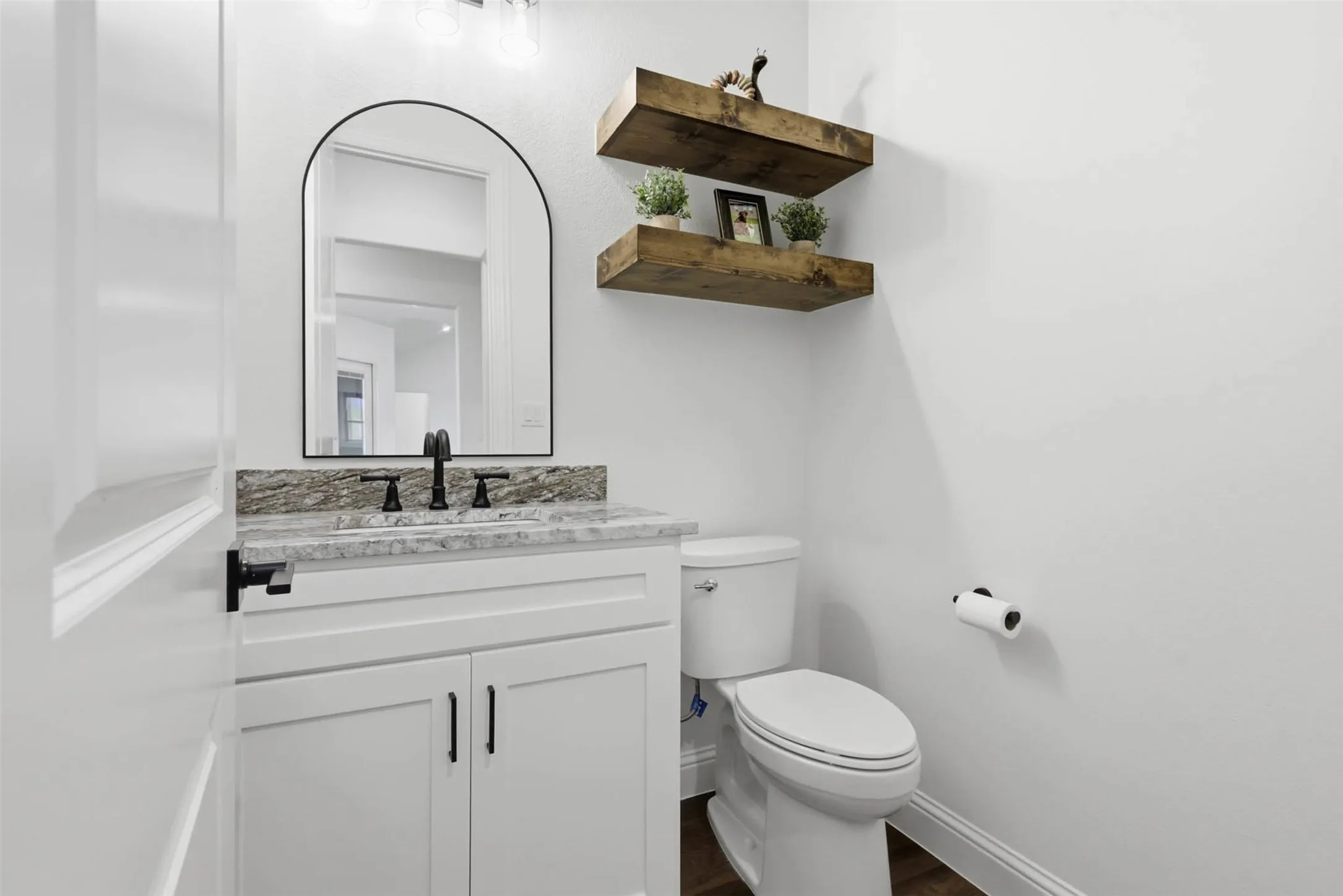 Half bath off the garage and mudroom