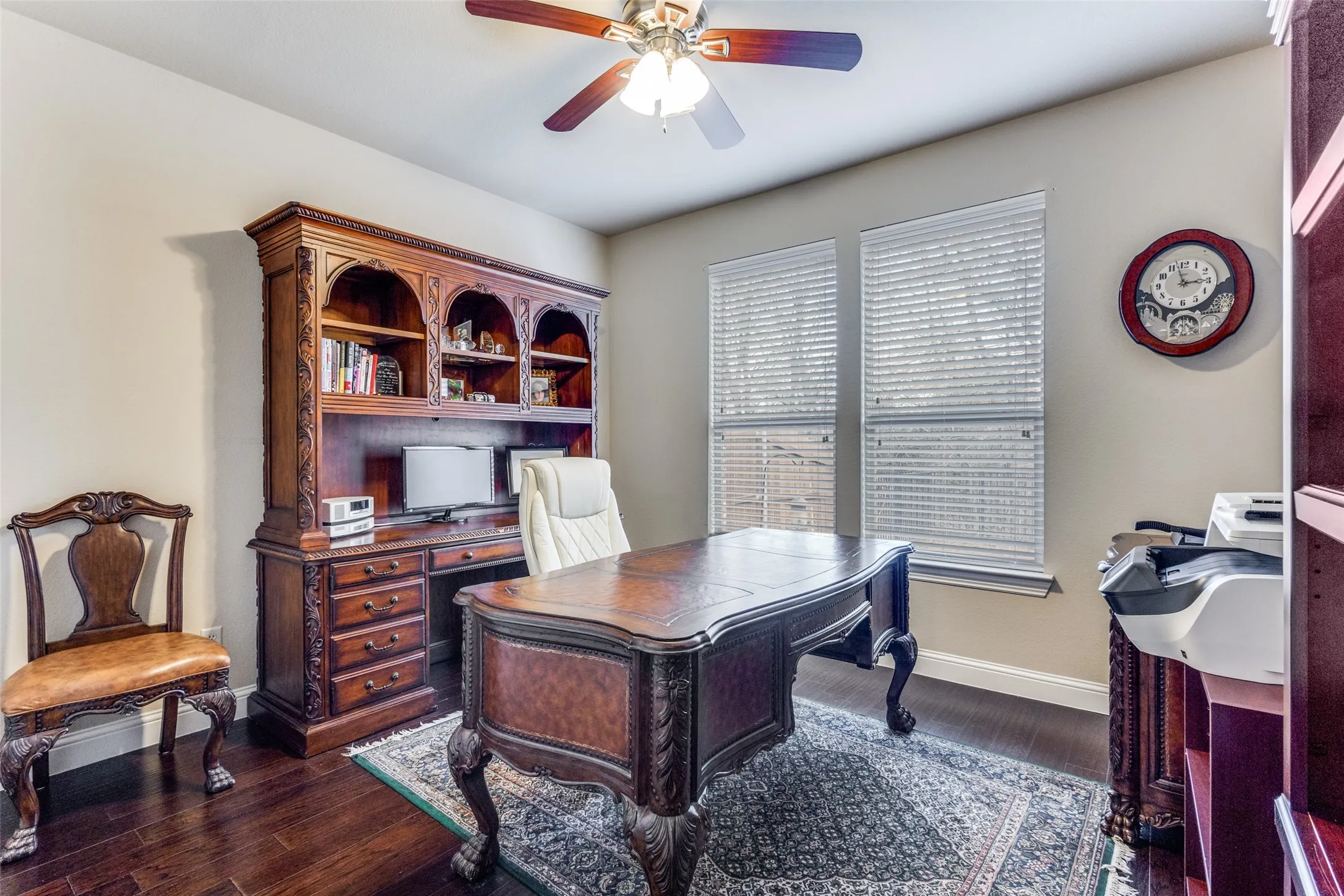 Bed 2 - currently being used as office with large closet overlooking greenbelt