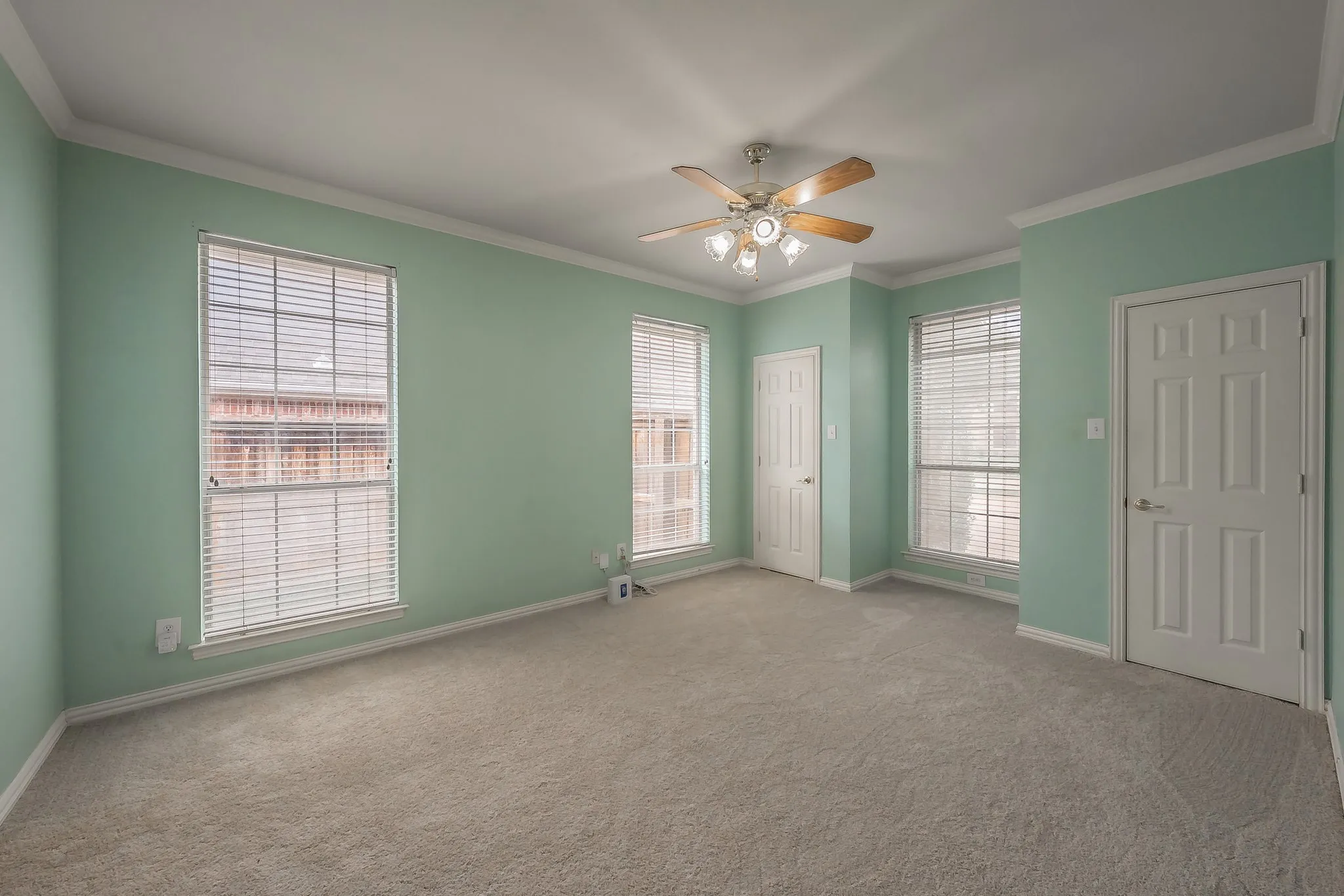 Second owner's suite or mother in law suite located downstairs.