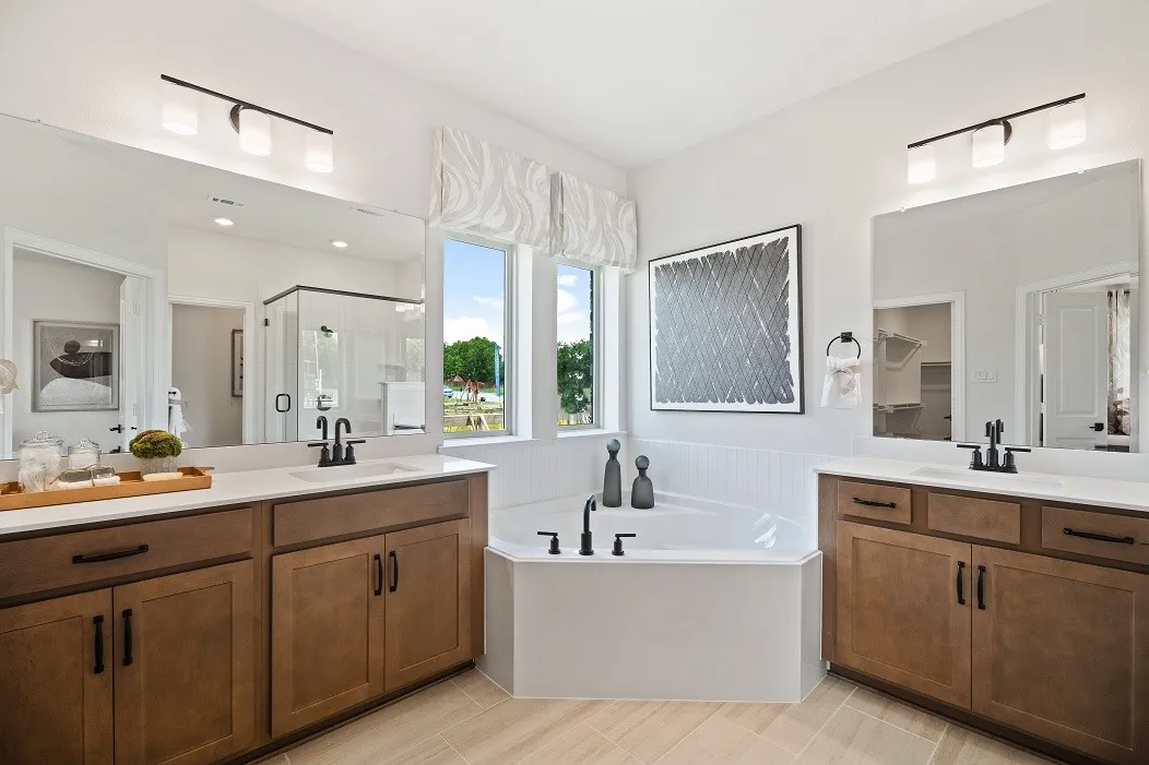 Beazer Homes Lovers Landing Madison Floorplan. This is not a photo of the actual home, but is a photo of the Madison floorplan.