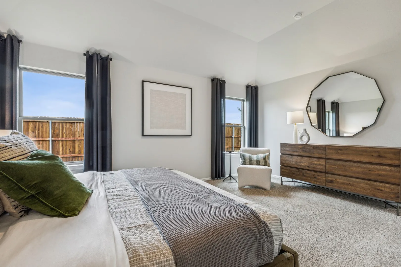 Primary Suite in the Turquoise home plan by Trophy Signature Homes – REPRESENTATIVE PHOTO