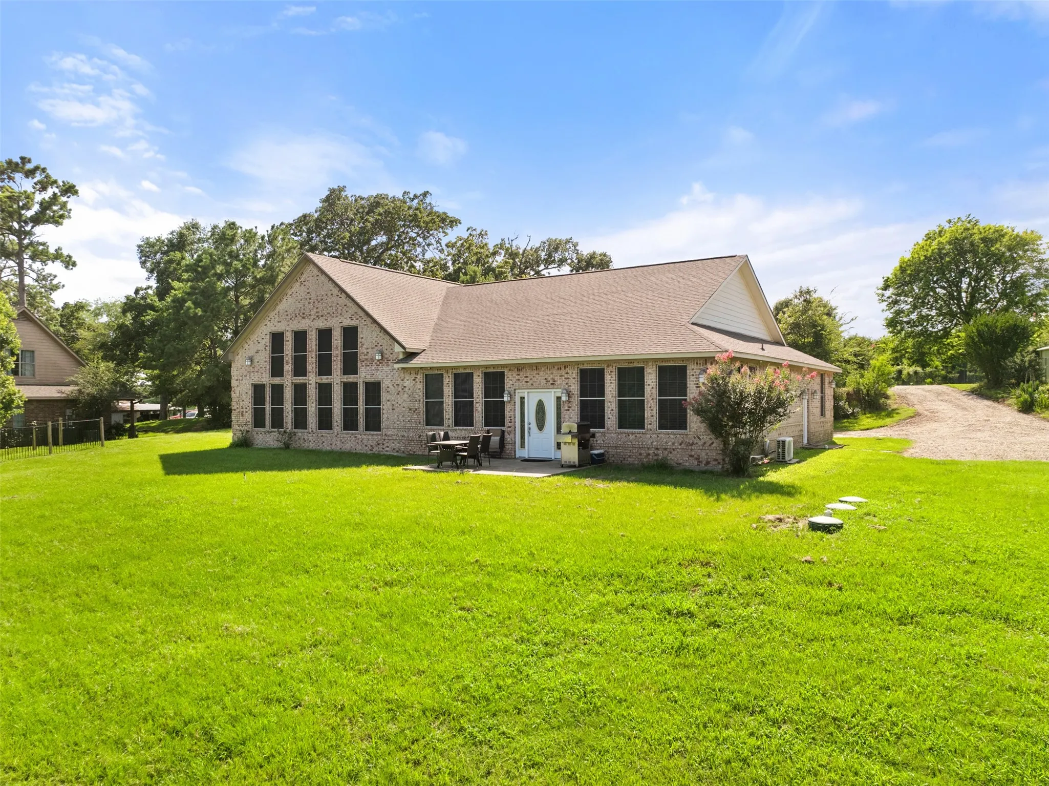 Expansive backyard