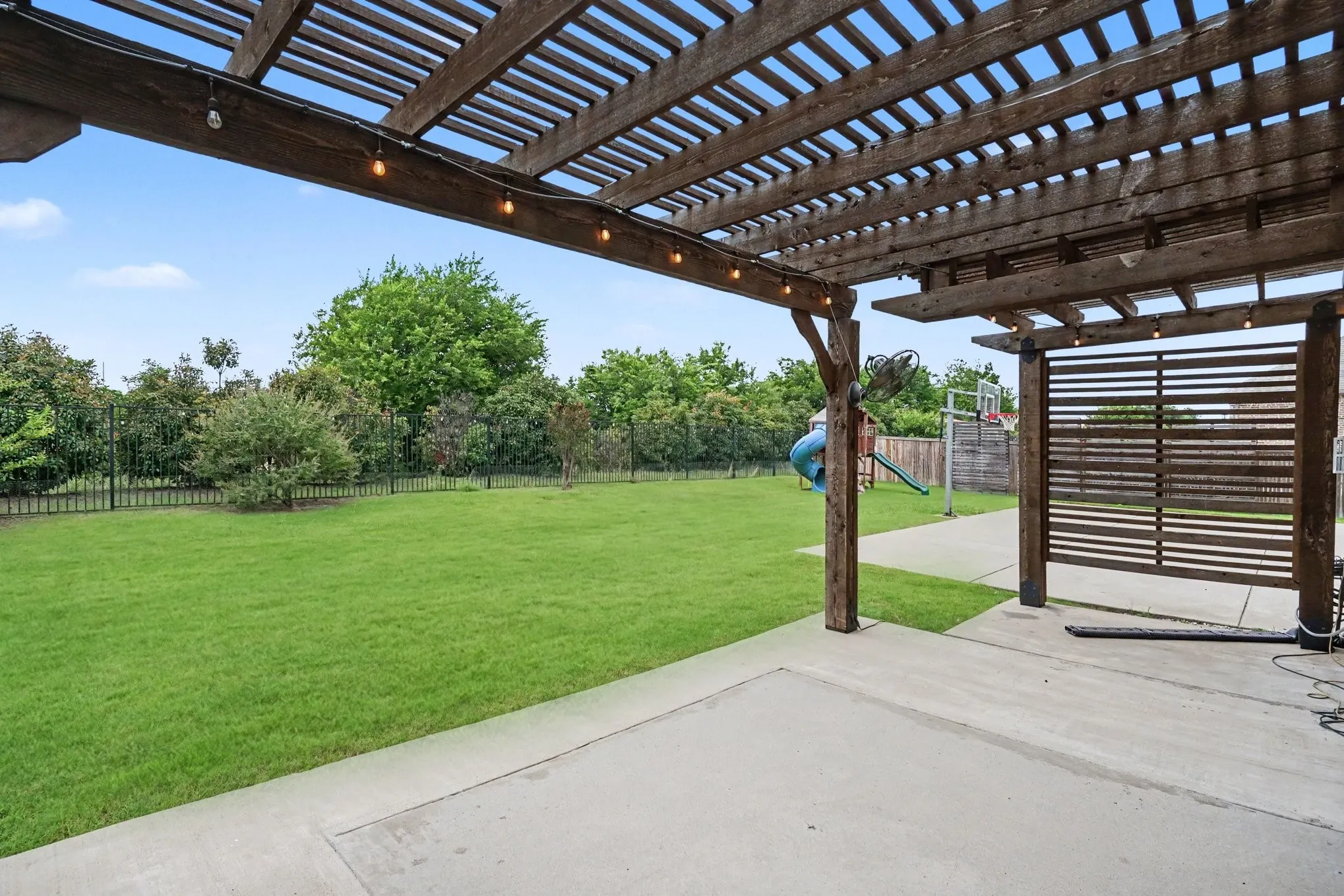 Back Patio with Pergola