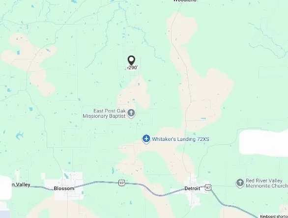 Geographic Map. Displaying the location of the property and surrounding area
