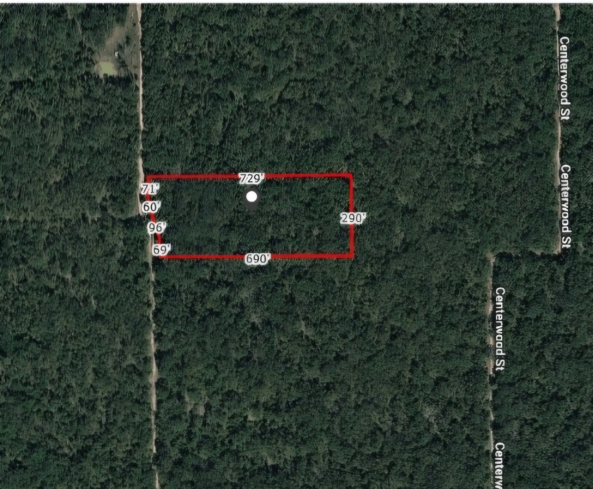 Survey Map. Outlining the property boundaries and dimensions