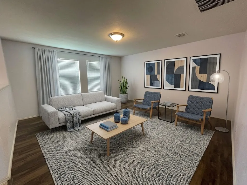 Virtually Staged Living Area