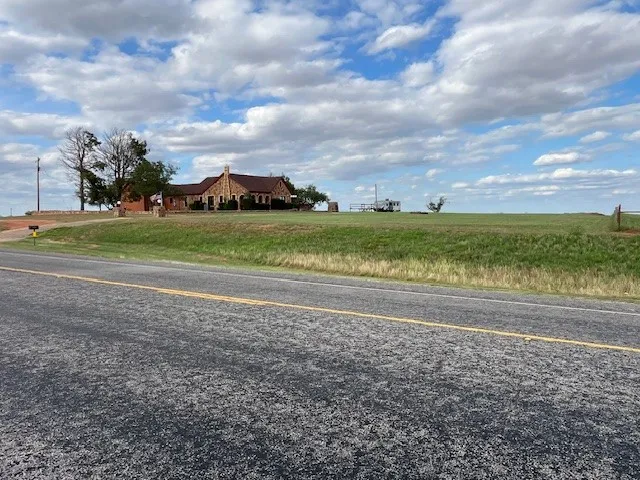 from the highway headed to the home