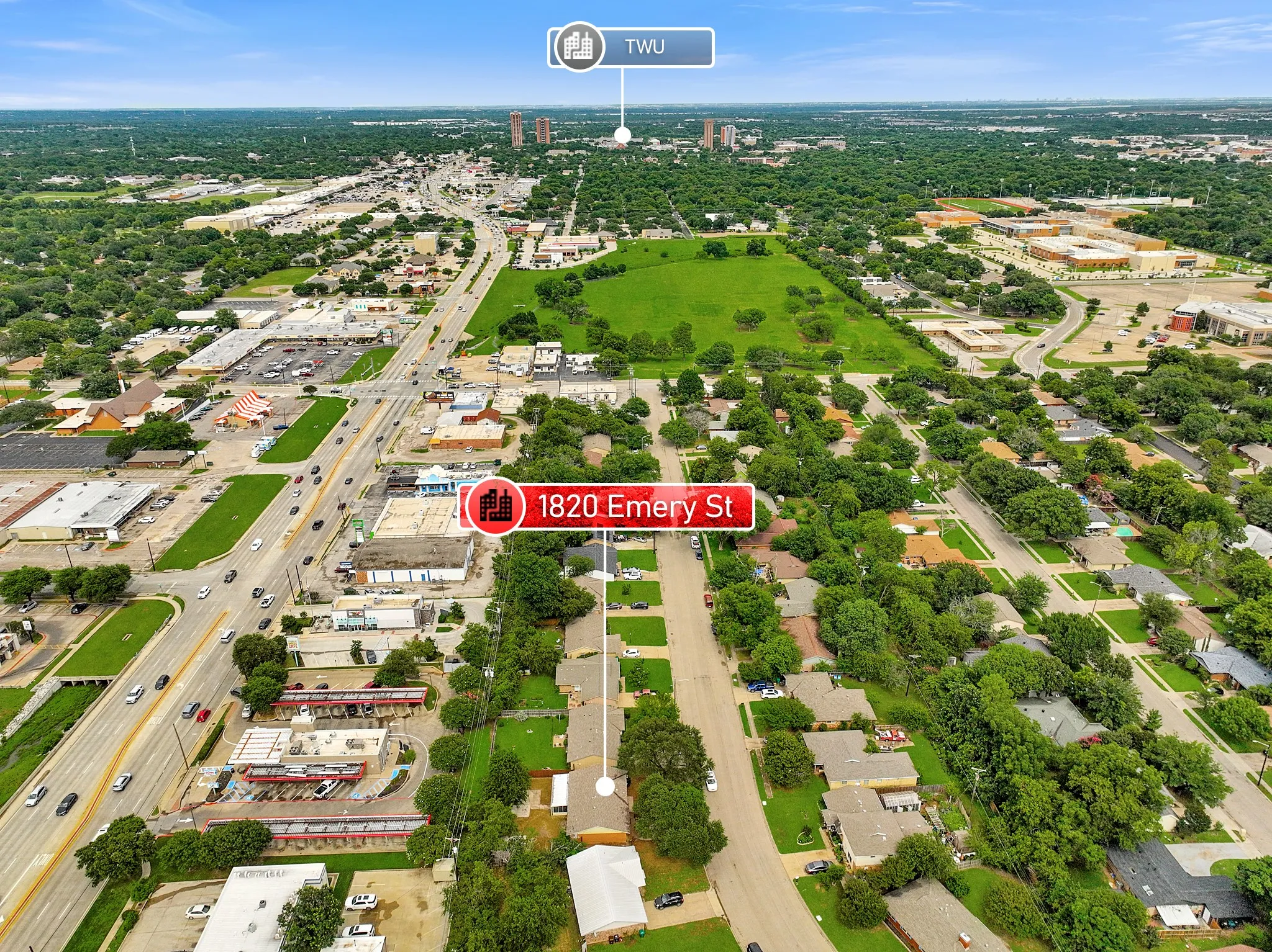 Single Family Residence For Sale in Denton County , 1820 Emery Street, Denton, Texas 76201, 4 Bedroom, 2 Bathroom, Garage spaces, 1,464 Sqft, built in 1964, mls#21301512, Real Estate Agent in Denton, Homes For Sale in Denton county, Homes For Sale in Denton, Realtor in Denton Texas, Real Estate Brokerage Independent Realty Texas, Luminita Cordes Realtor