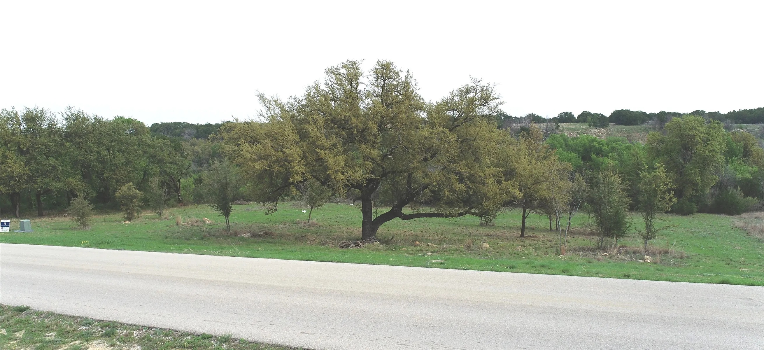 Lot 521R Canyon Wren as seen from the street.  Lots of space to build a home and secondary building on this property plus much more!