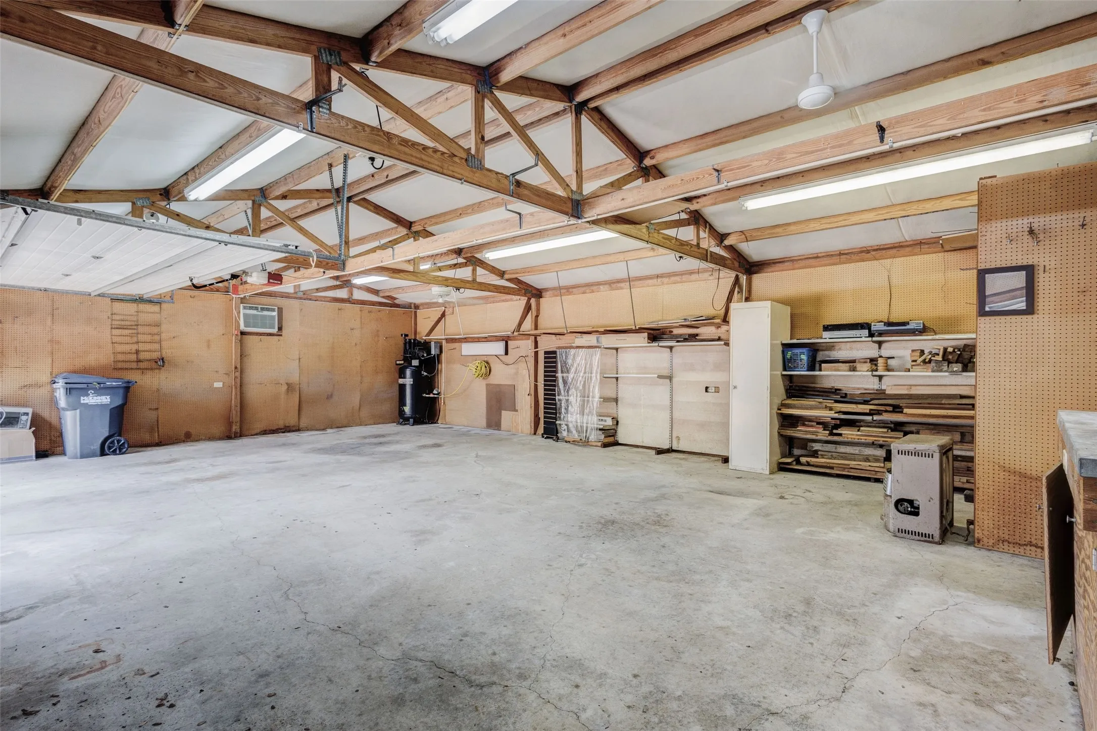 Workshop with Electricity Water, Window Unit and Gas Dearborn Heater and Air Compressor that will stay