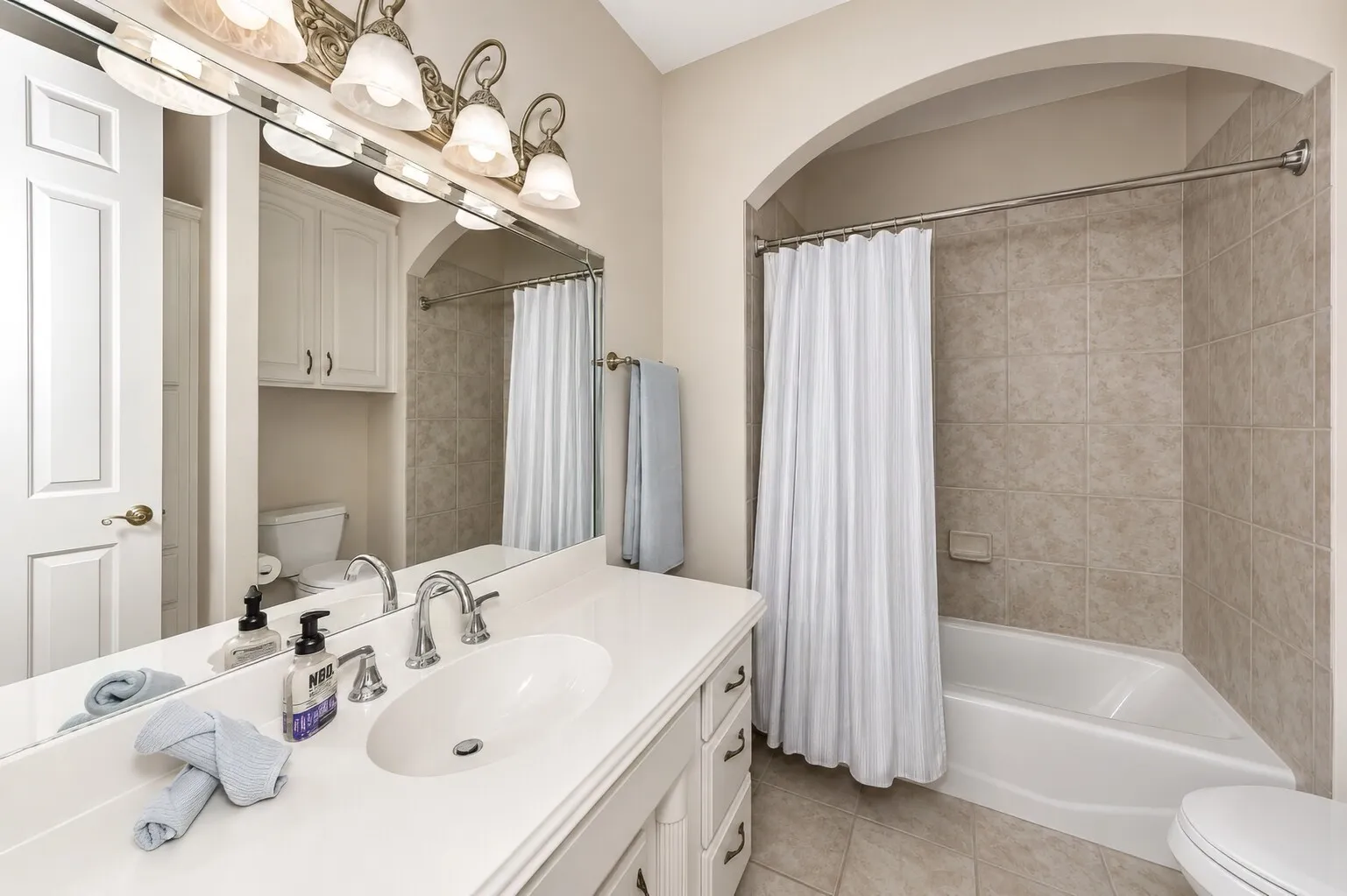 Primary bath upstairs
