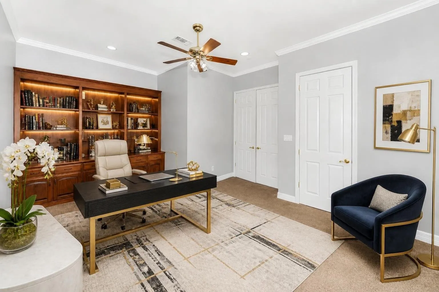 Office or 4th bedroom virtual staged