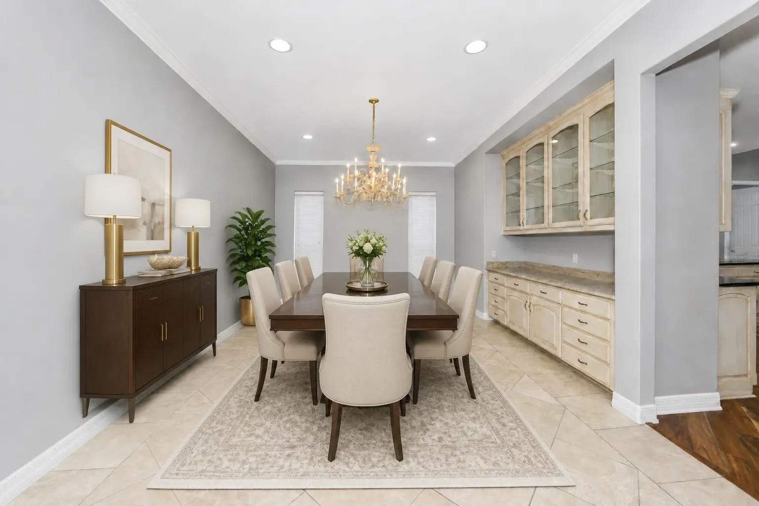 Formal Dining virtual stage
