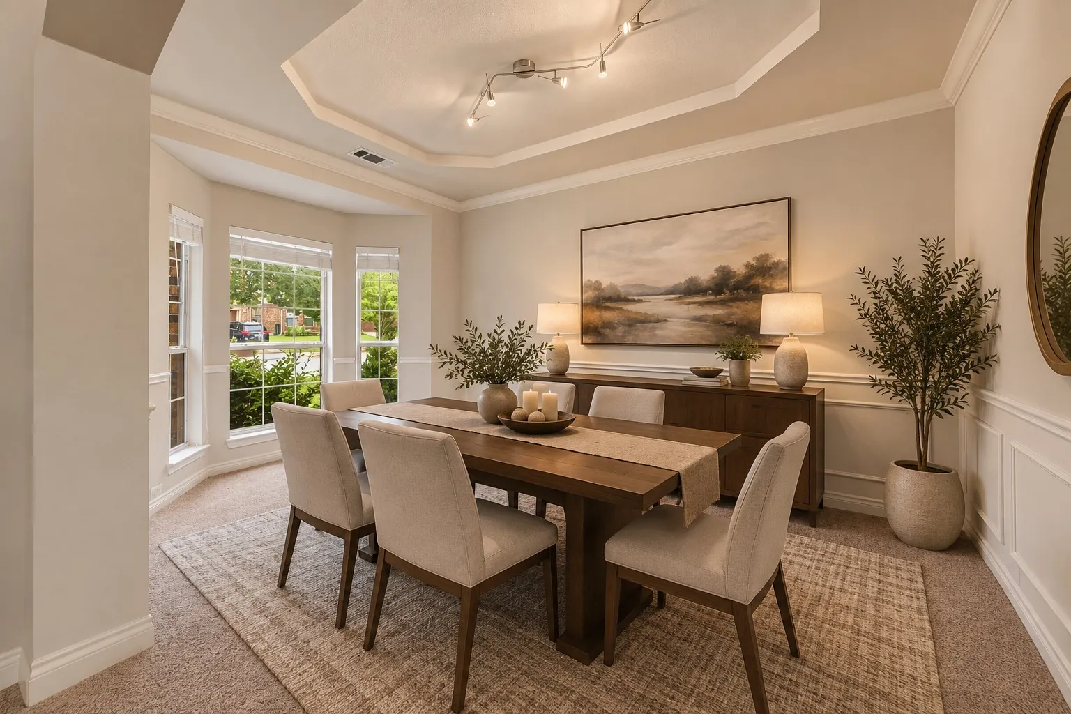 Virtually staged - Dining Area