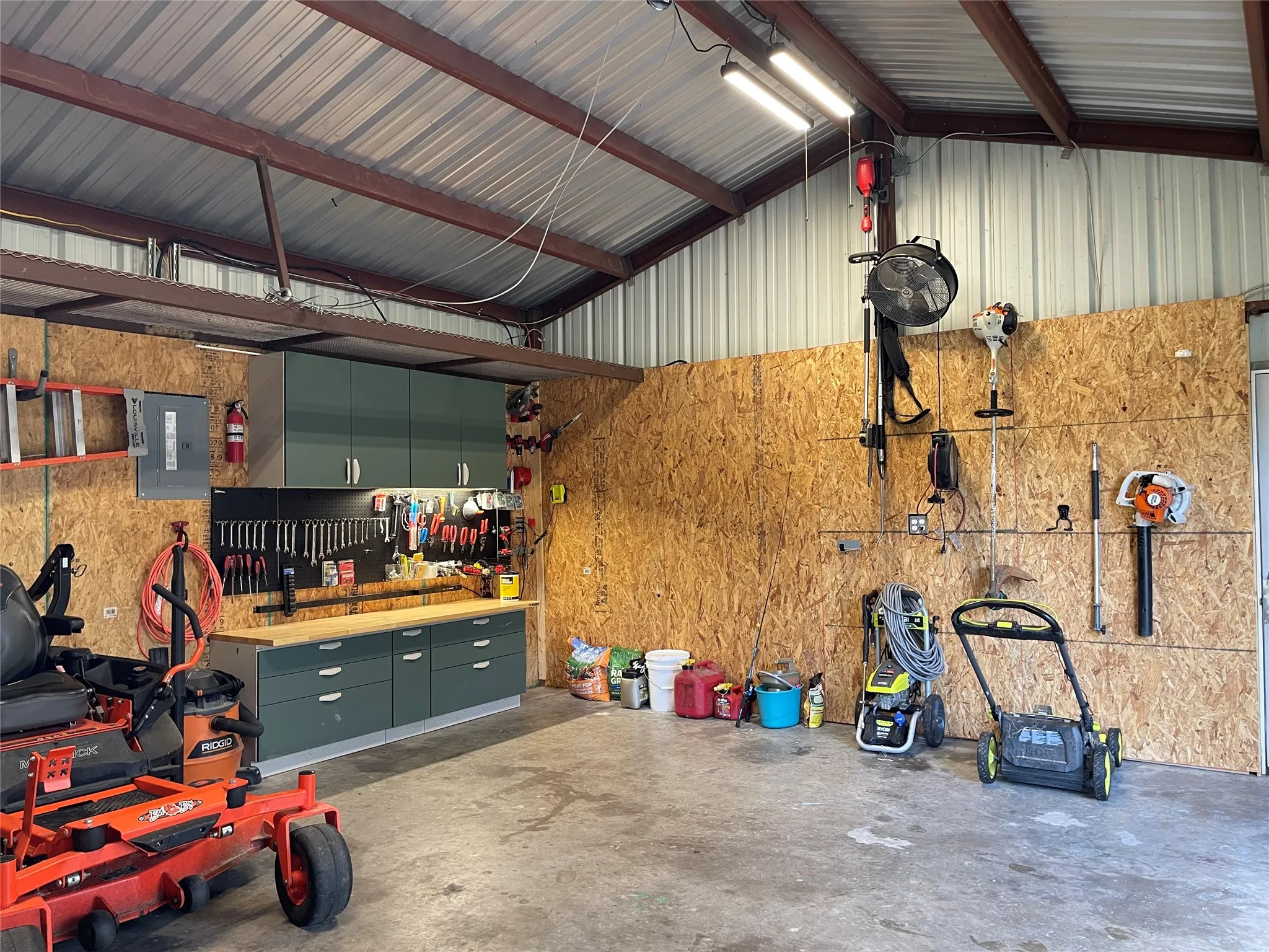 Workshop area of Shop