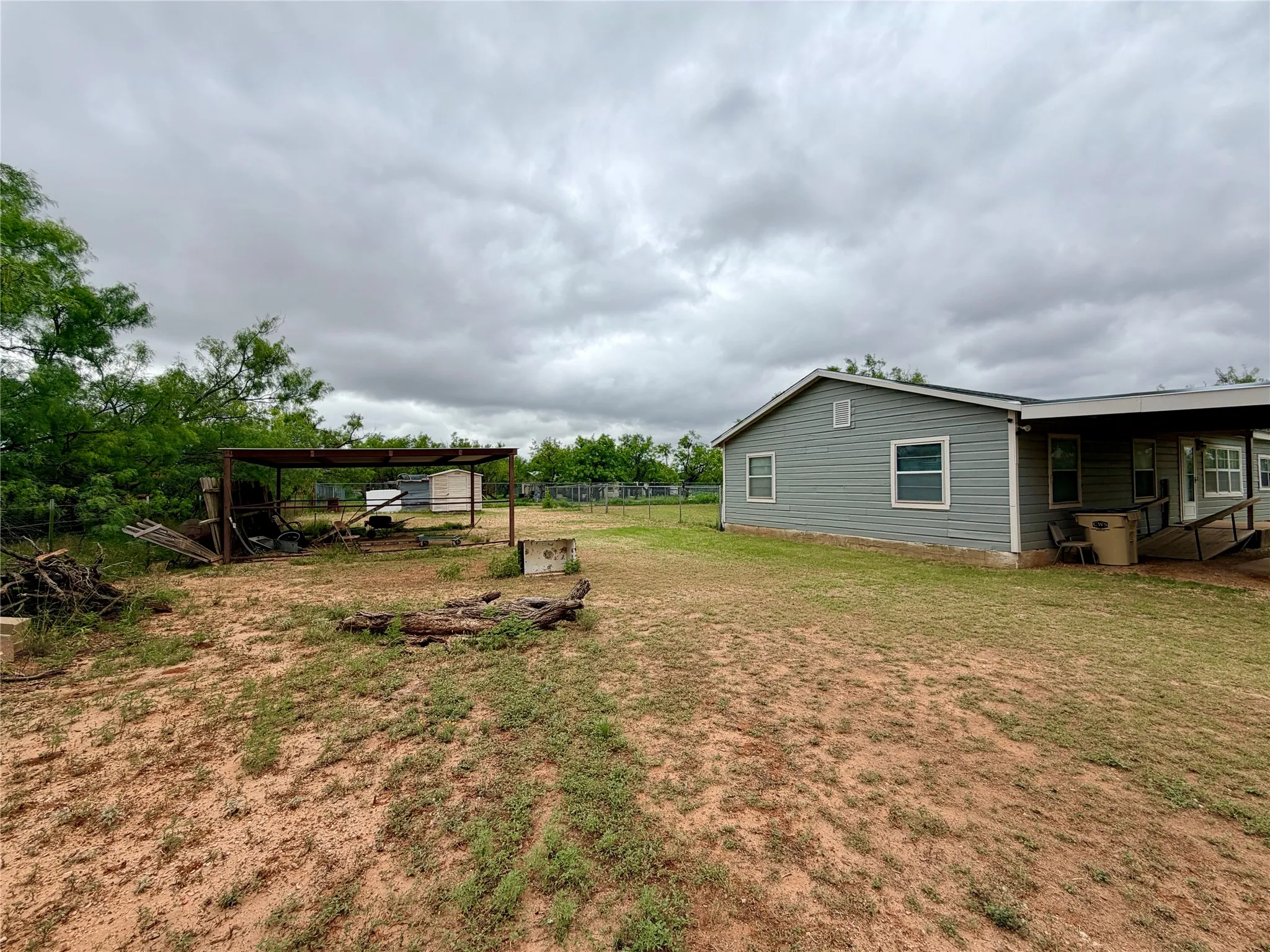 Left Side of House