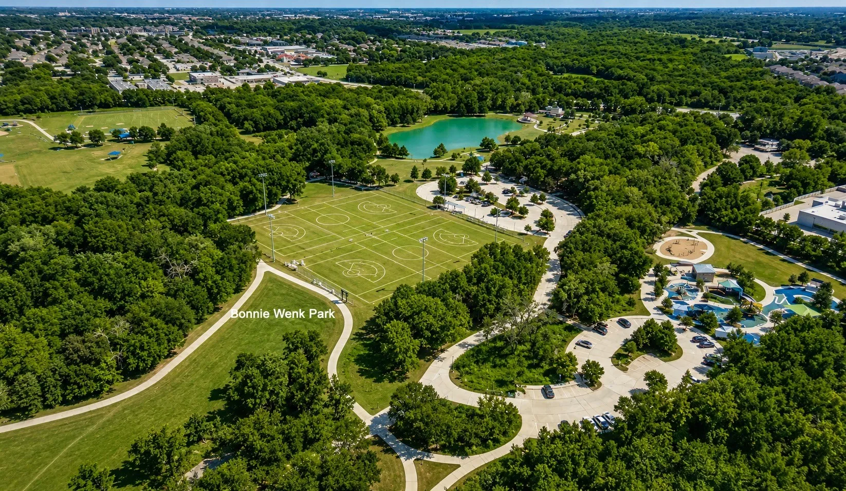 Walk and bike to Bonnie Wenk Park