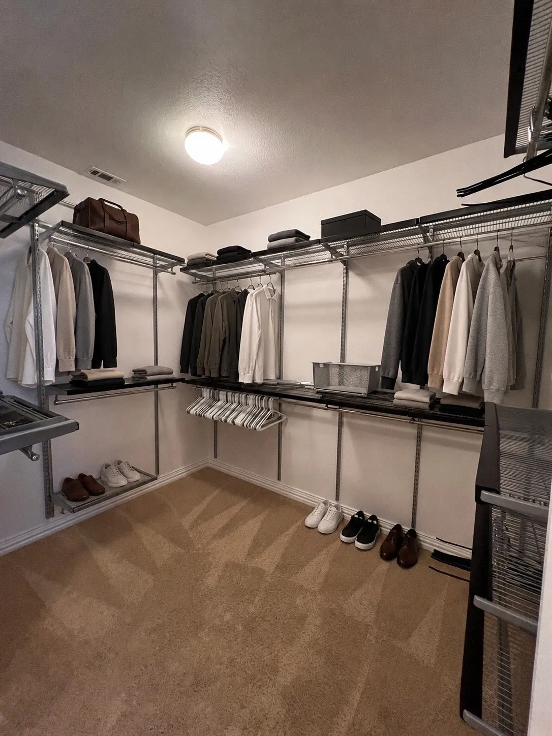 Primary Closet built ins