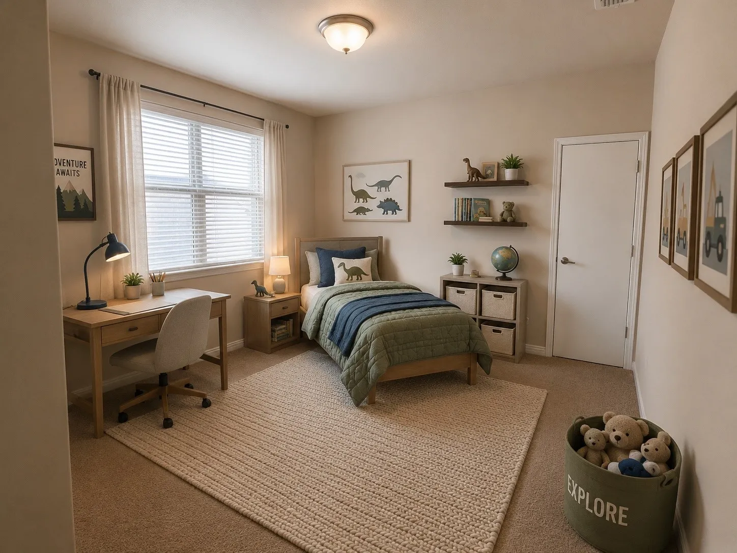 Spacious upstairs bedrooms